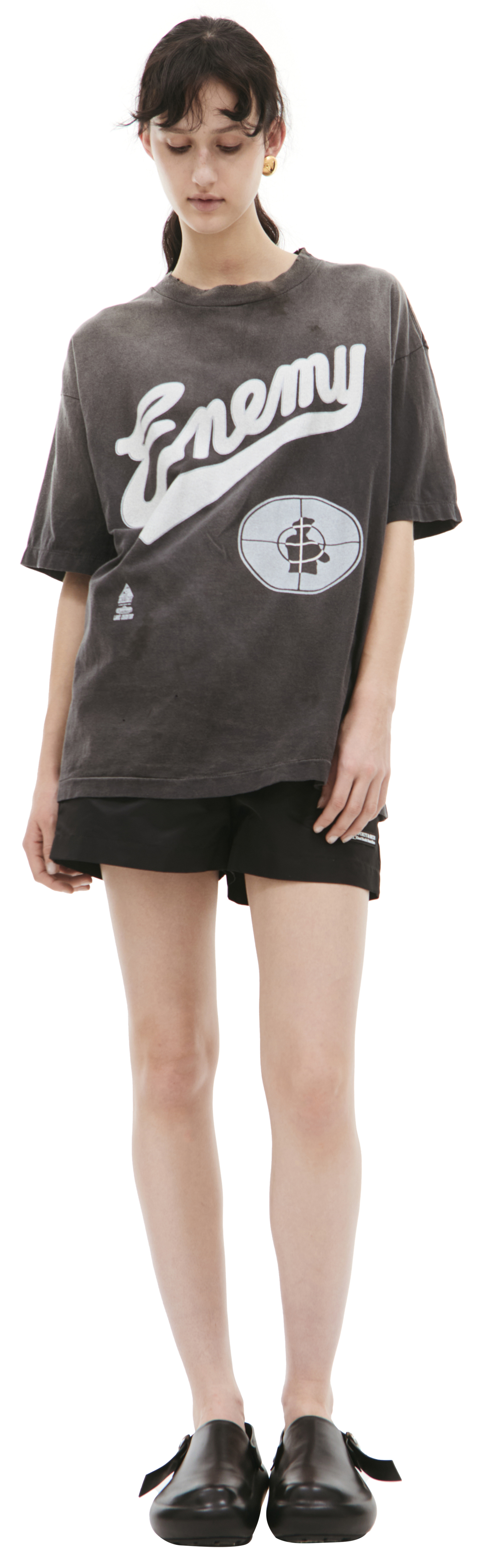 Saint Mxxxxxx Футболка SAINT Mxxxxxx x Public Enemy