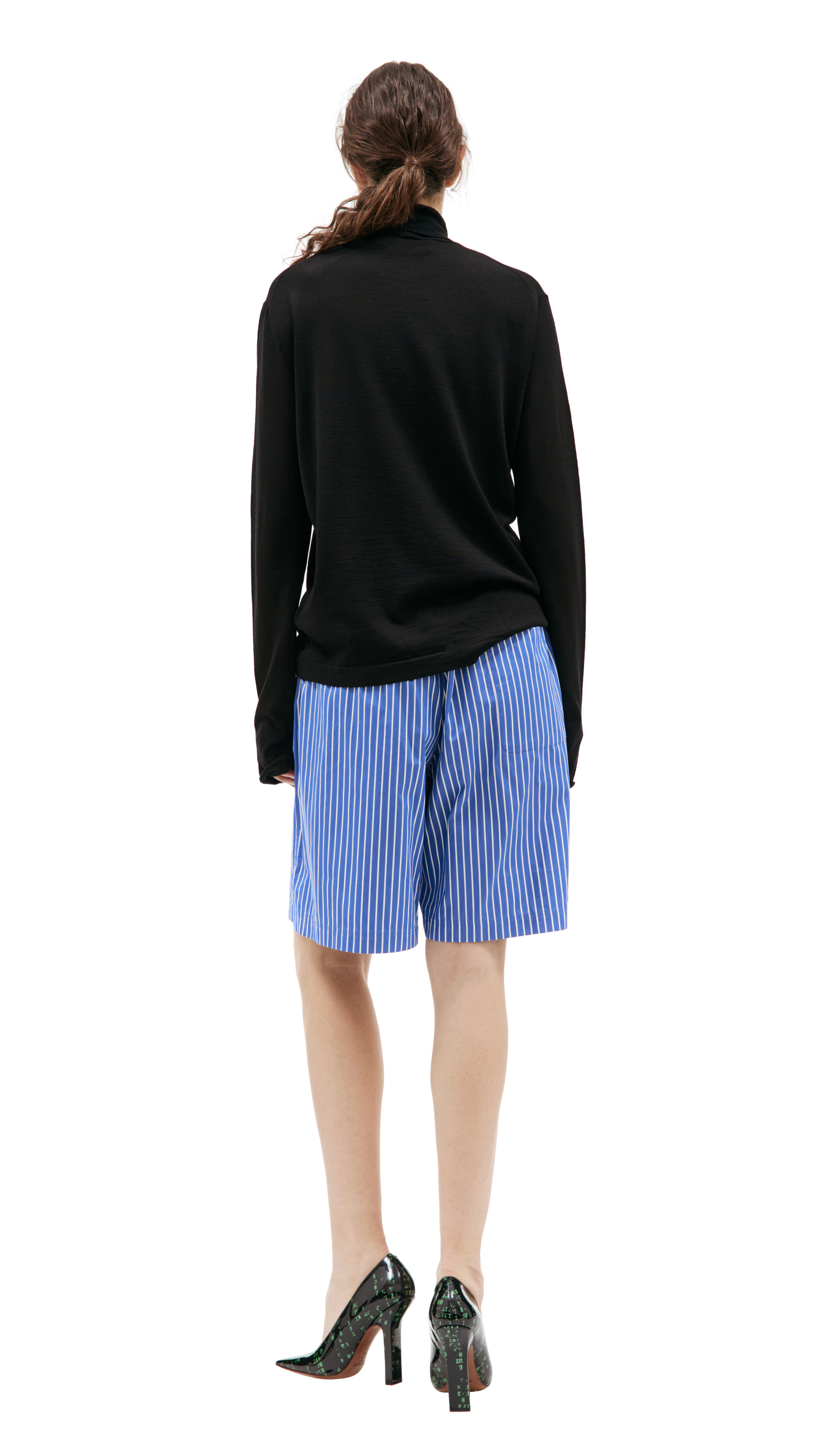 Marni Шерстяная водолазка с вышивкой бисером