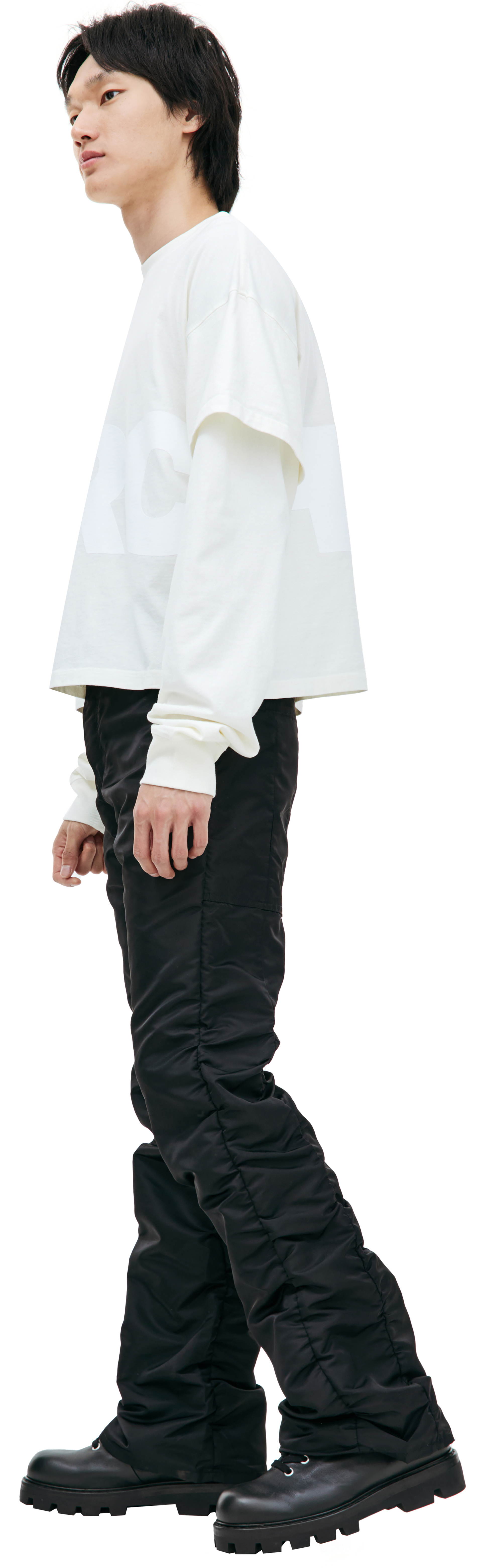 B1ARCHIVE Укроченный лонгслив с логотипом