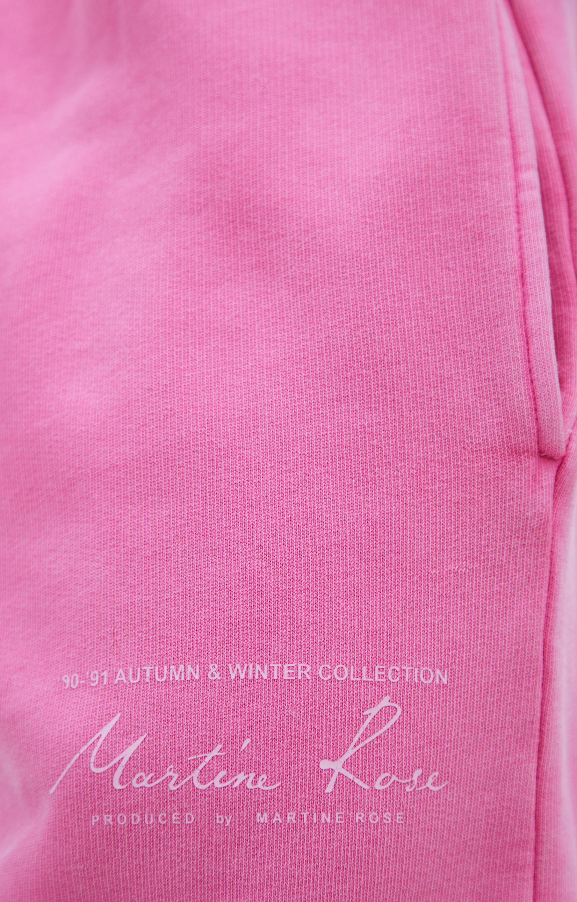 Martine Rose Розовые брюки с логотипом