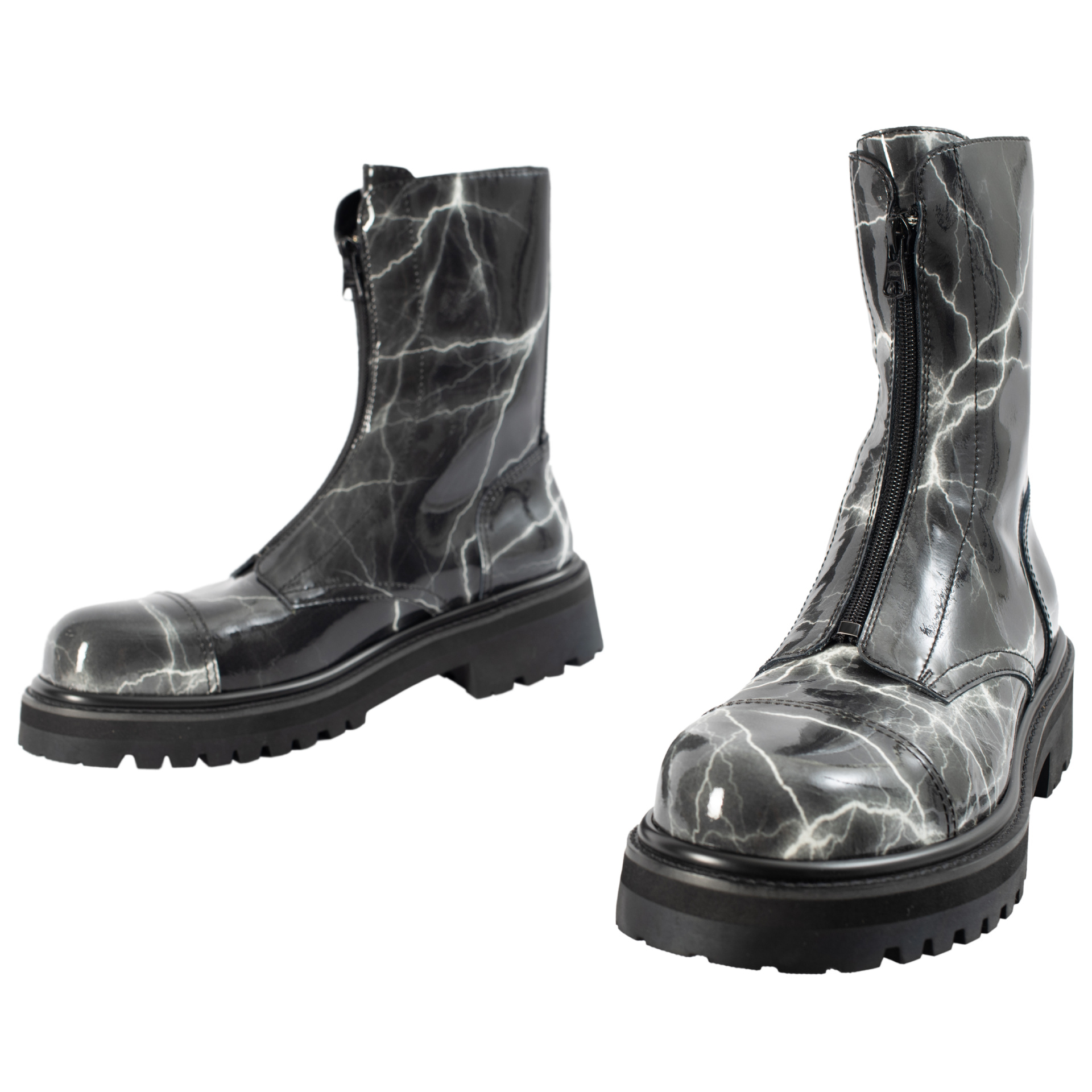 VETEMENTS Лаковые ботинки на молнии