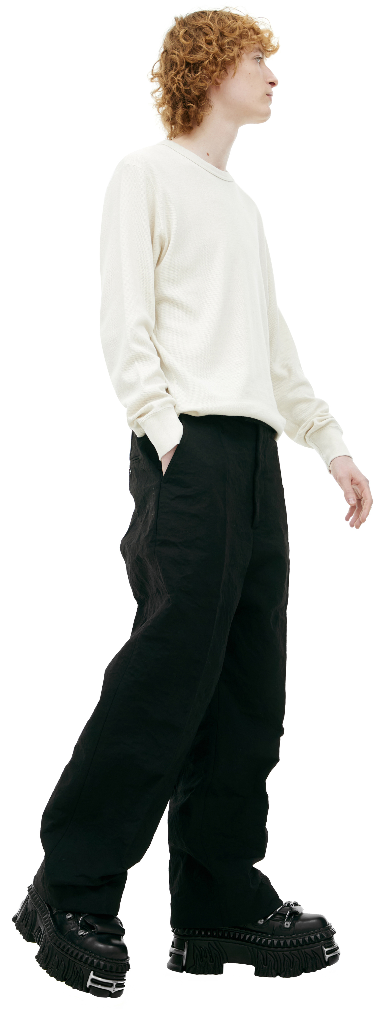 VETEMENTS Брюки с мятым эффектом