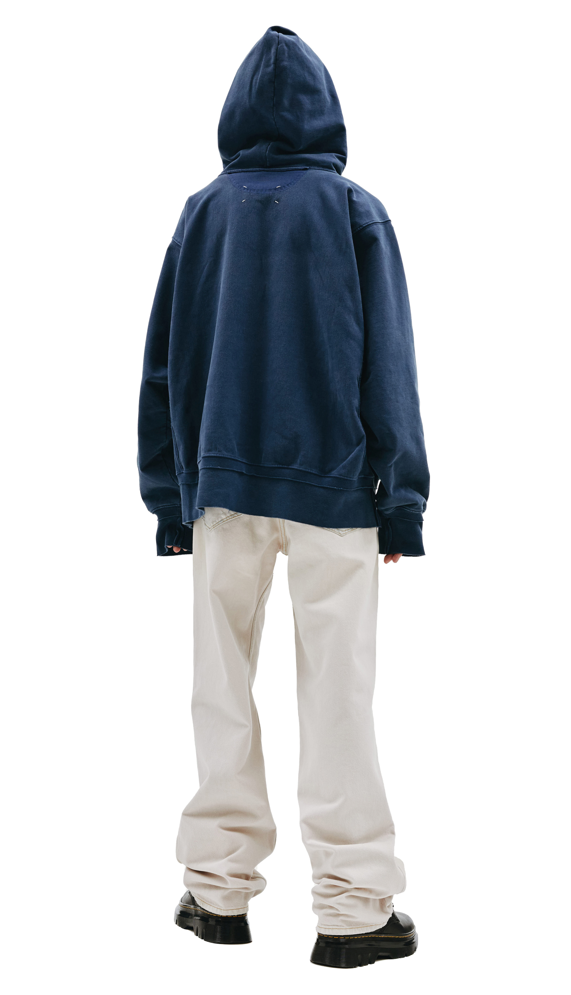 Maison Margiela Худи из хлопка с патчем