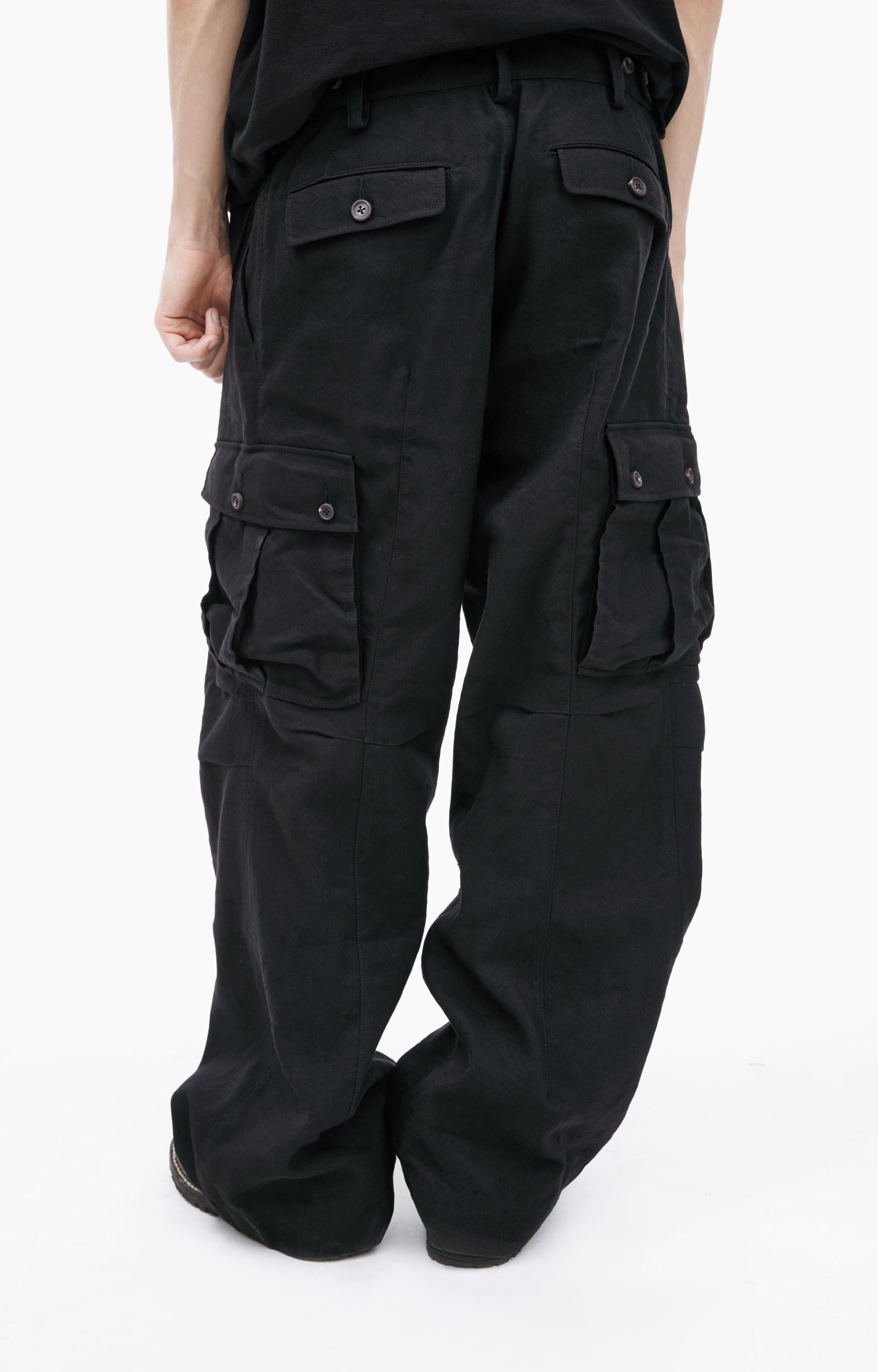 Ziggy Chen Широкие карго брюки