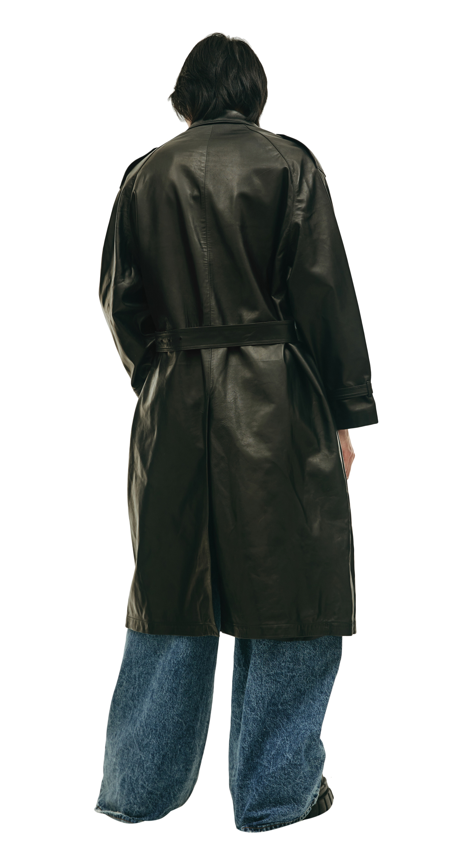 VETEMENTS Кожаный тренч
