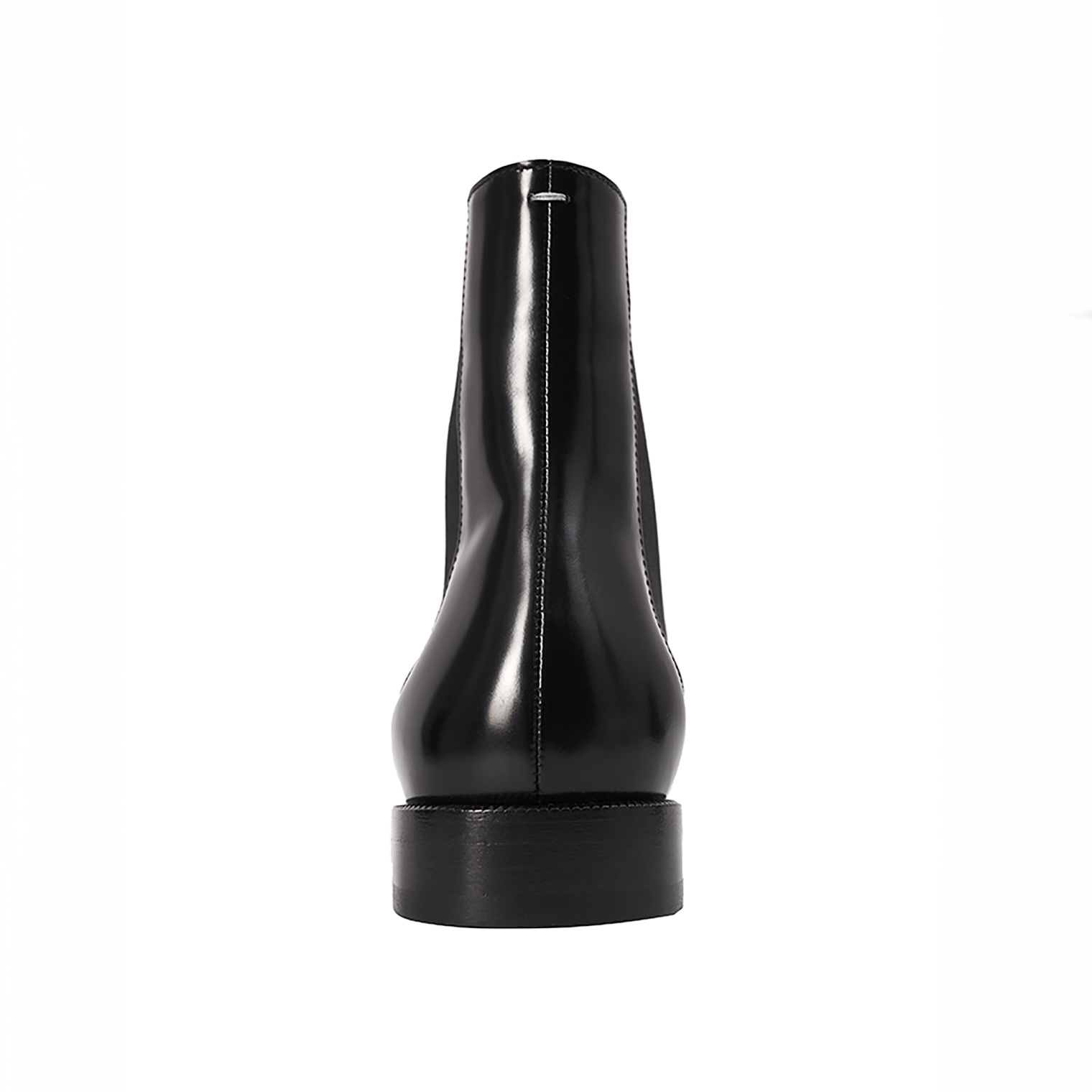 Maison Margiela Черные челси Tabi из глянцевой кожи
