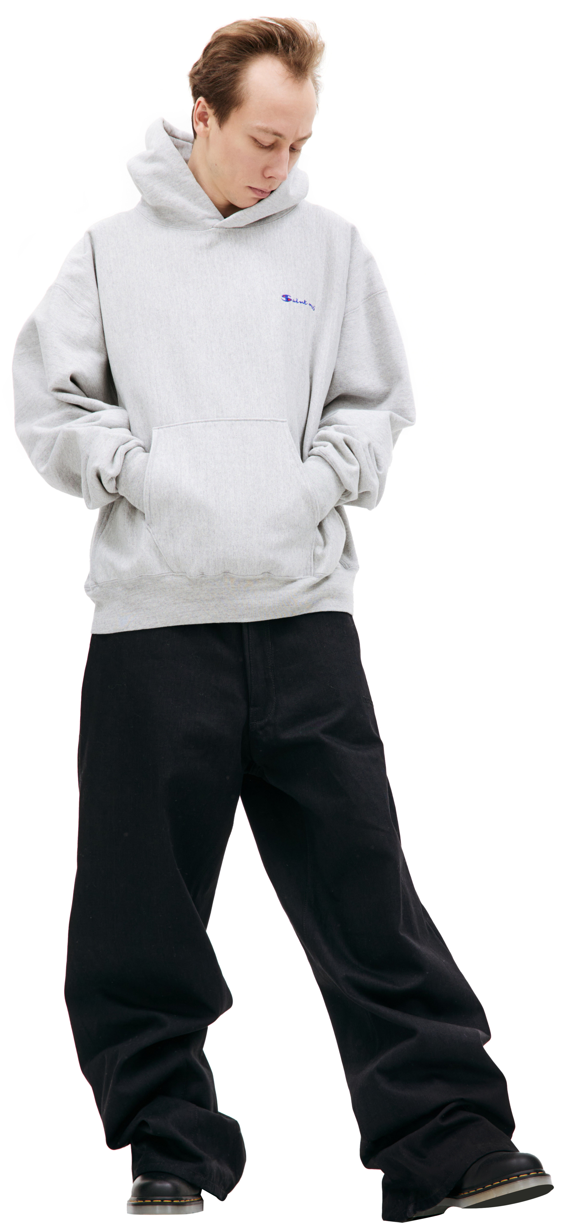 Saint Michael Оверсайз худи с логотипом