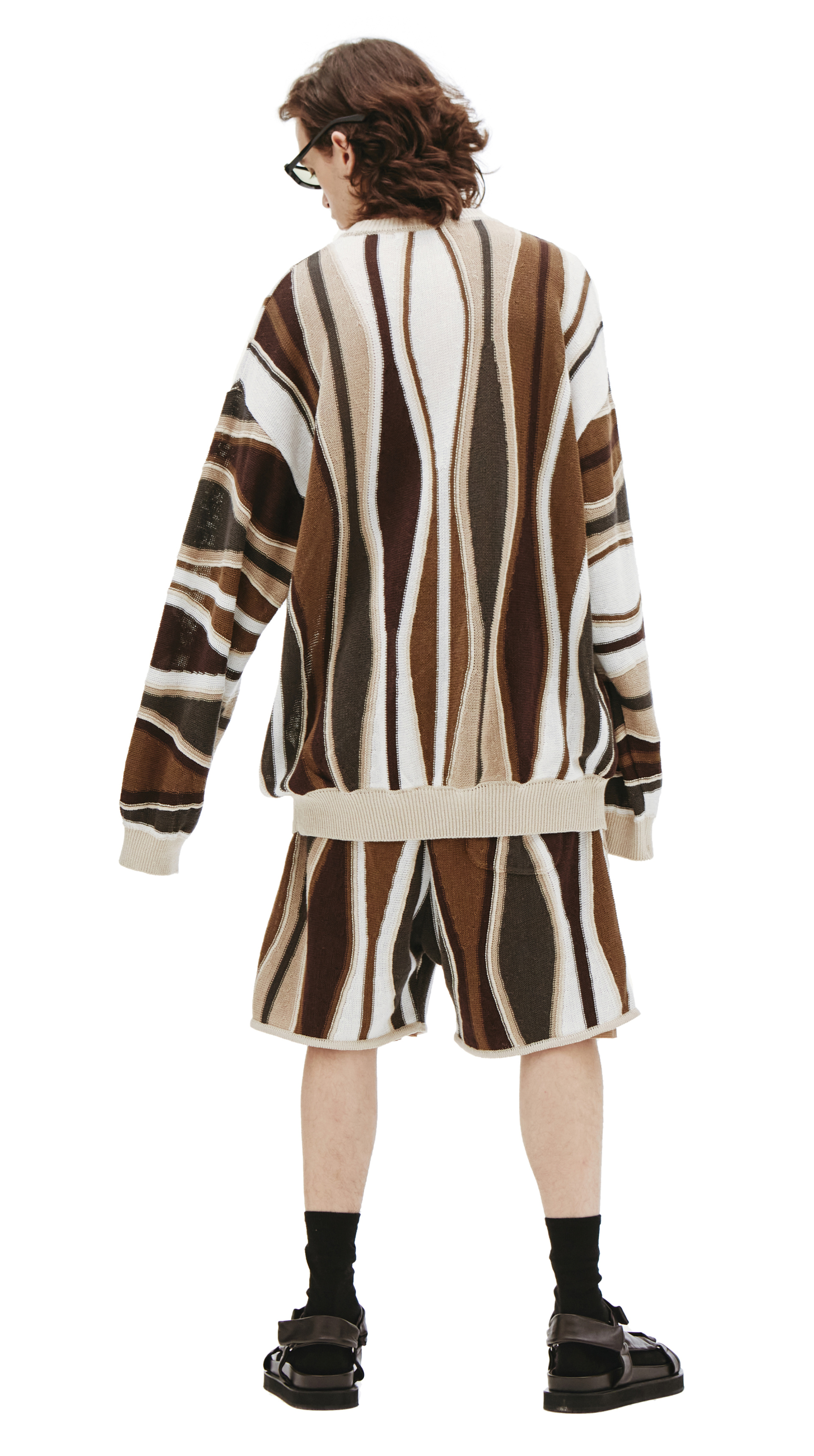 Children of the discordance Вязаный свитер в полоску