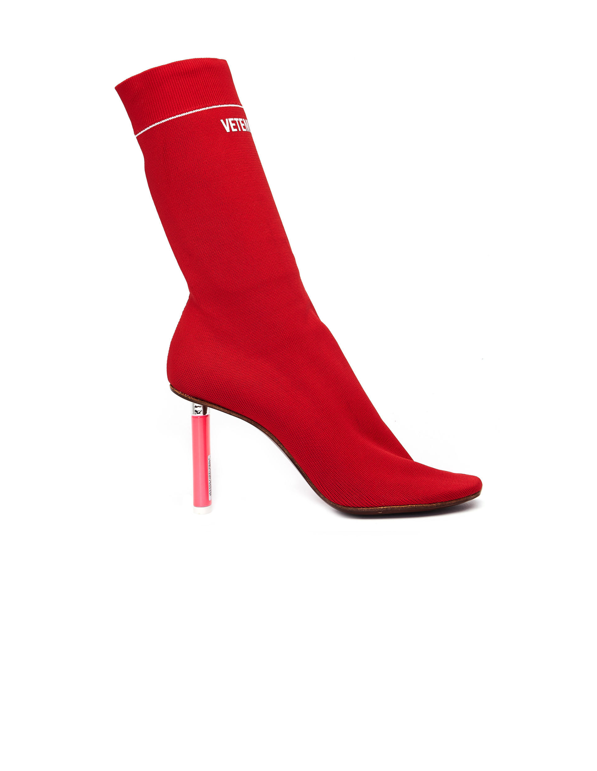 VETEMENTS Ботильоны-носки на каблуке-зажигалке