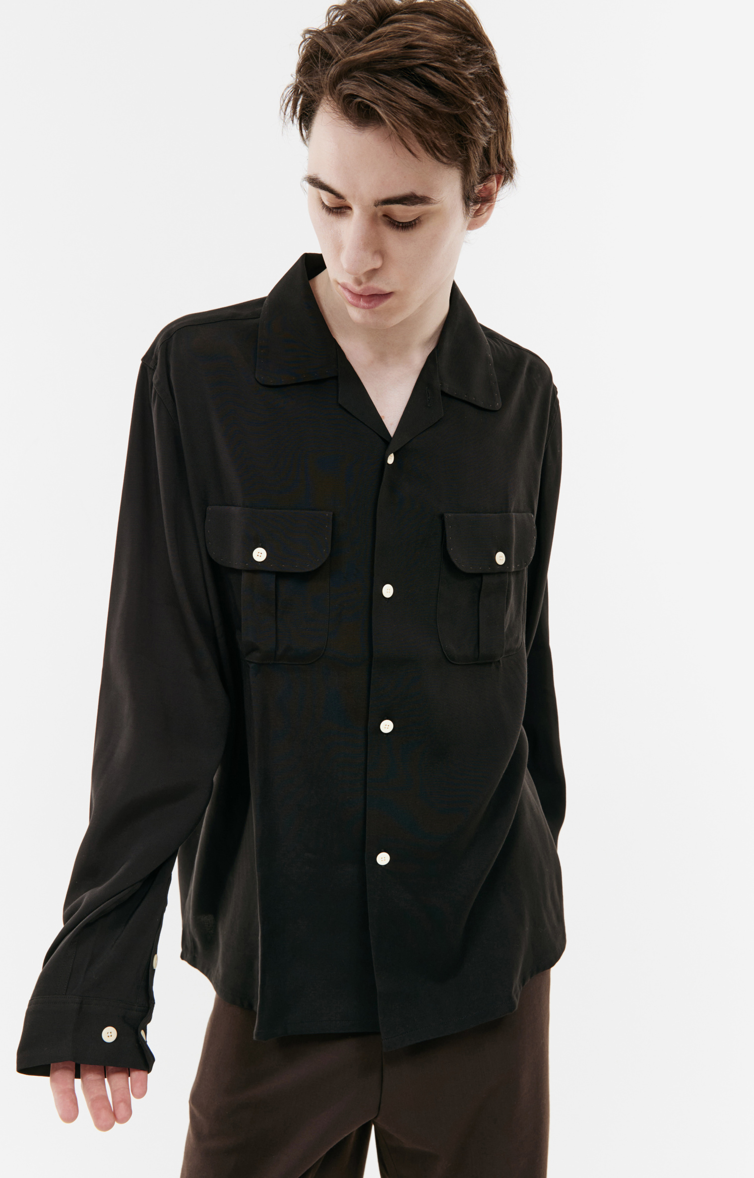 visvim Рубашка Keesey G.S. с накладными карманами