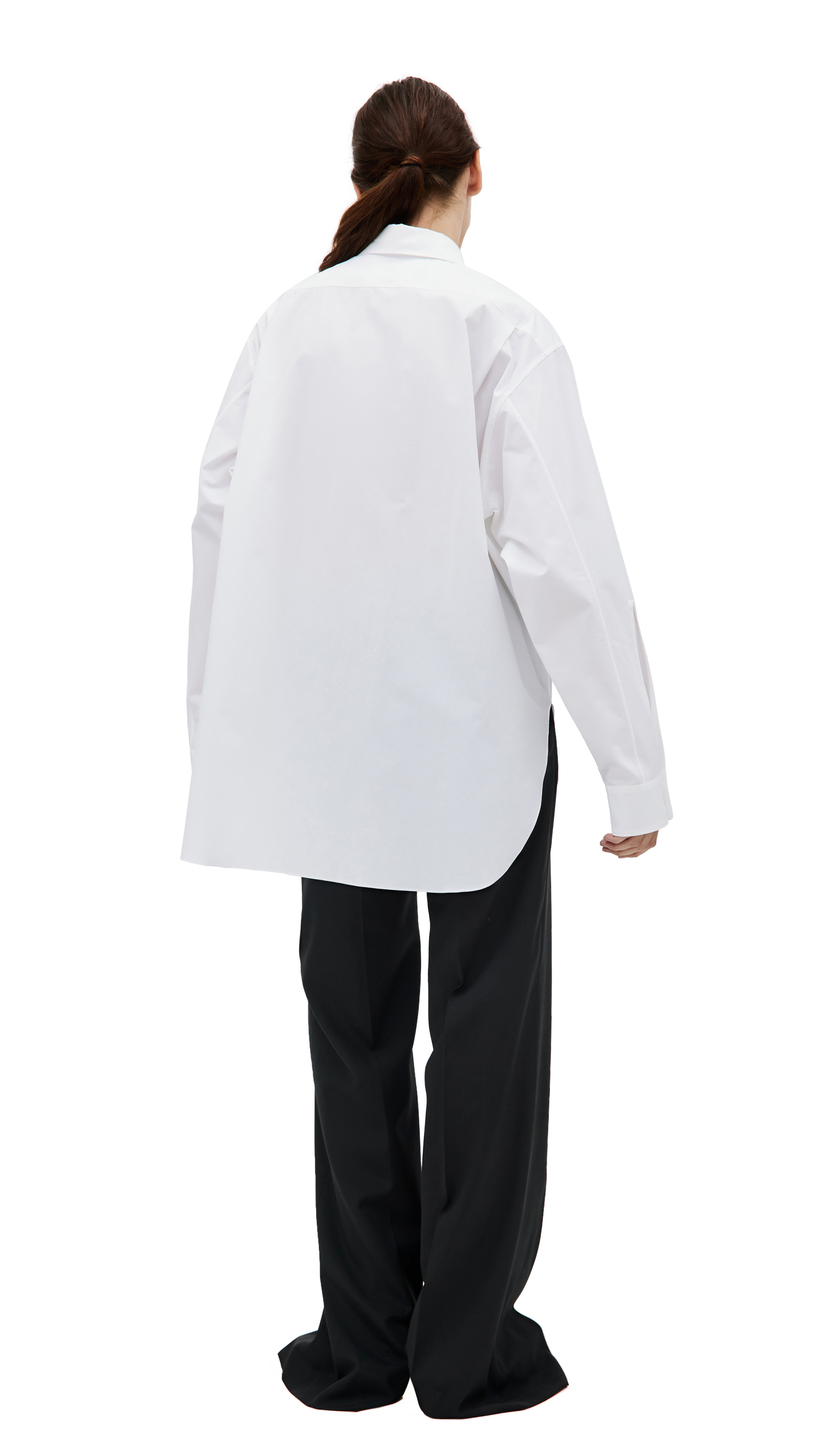 QUIRA Оверсайз рубашка с накладным карманом