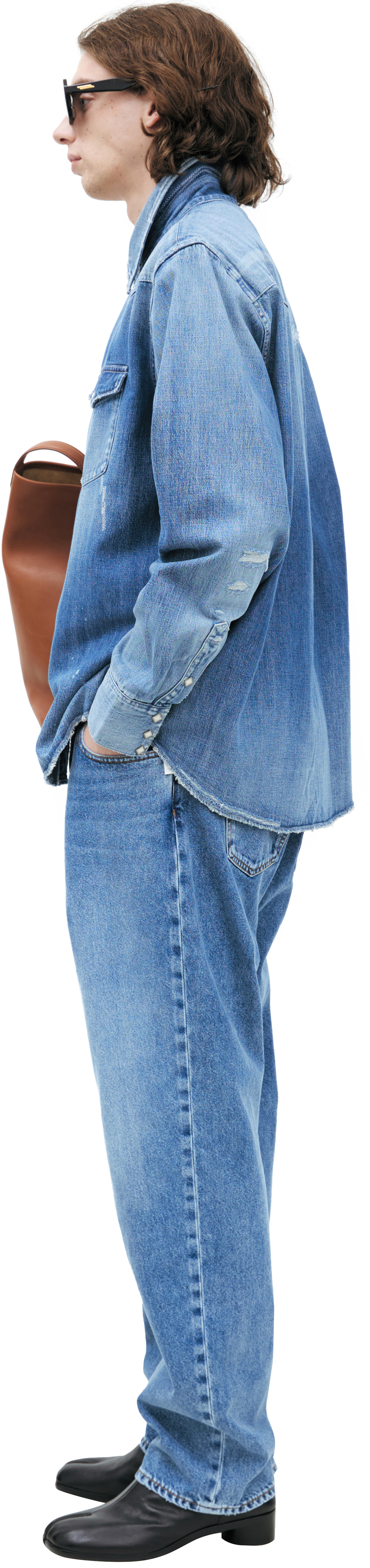 visvim Джинсовая куртка на пуговицах