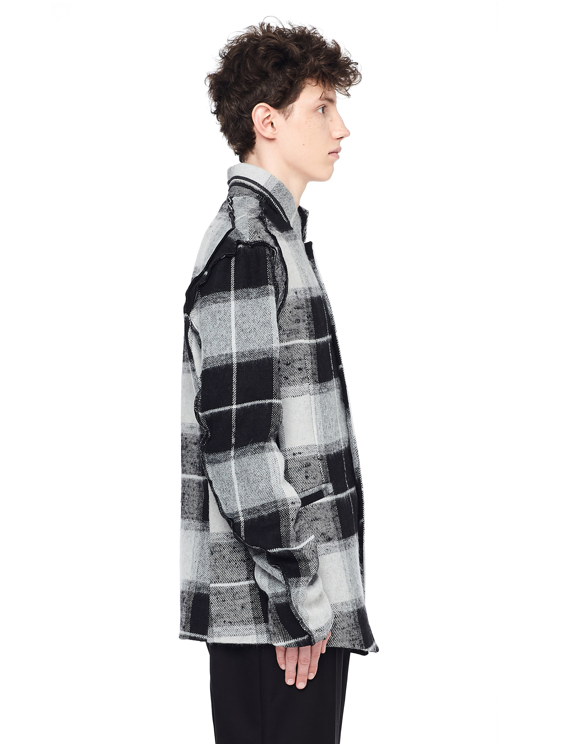 Lost&Found Пиджак из шерсти в клетку