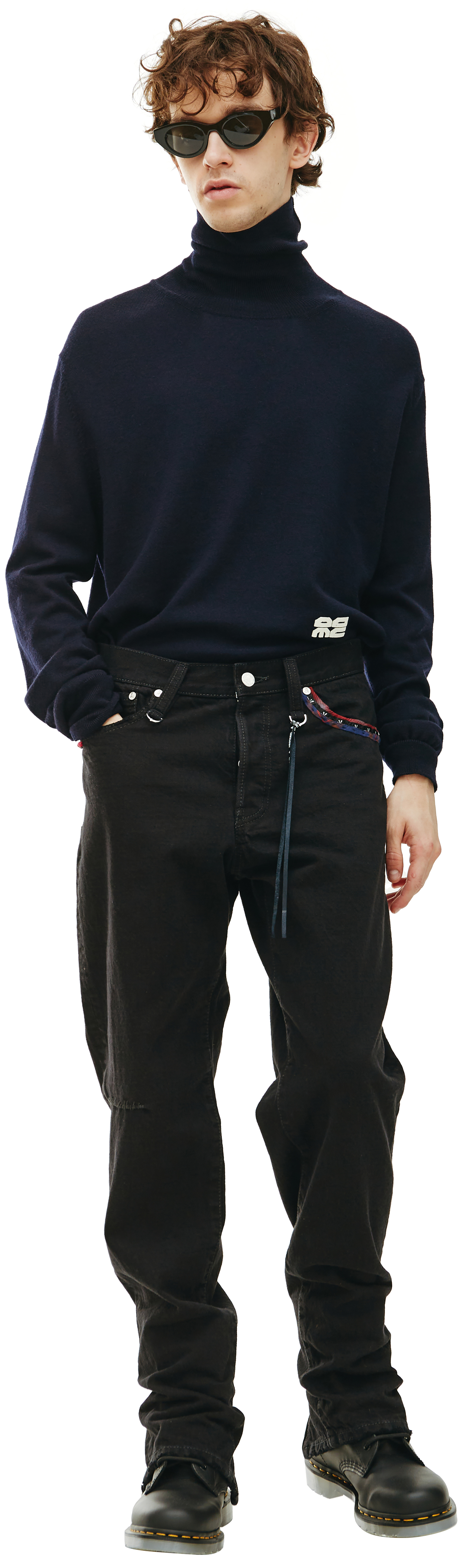 Mastermind WORLD Зауженные джинсы с молниями