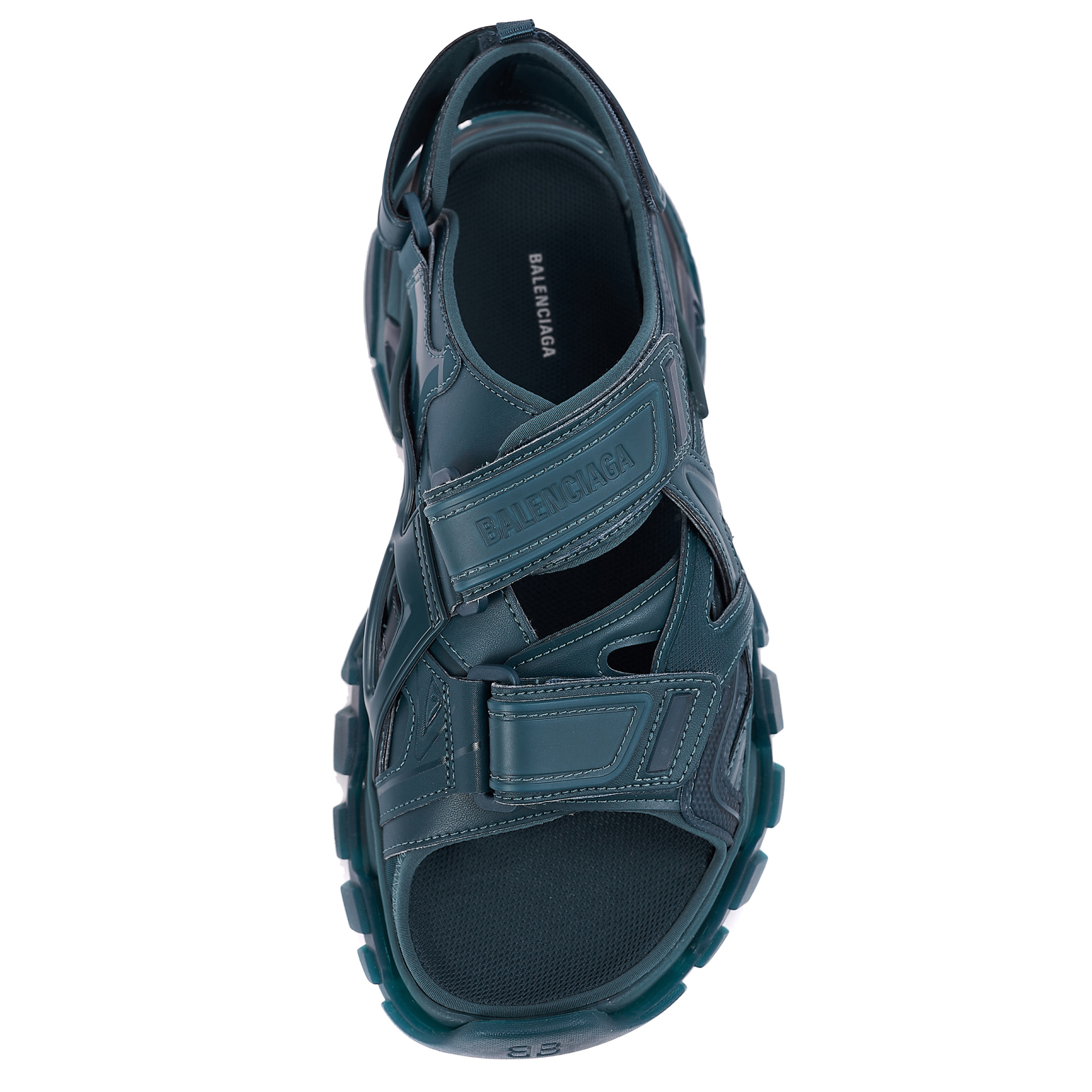 Balenciaga Зеленые сандалии Track