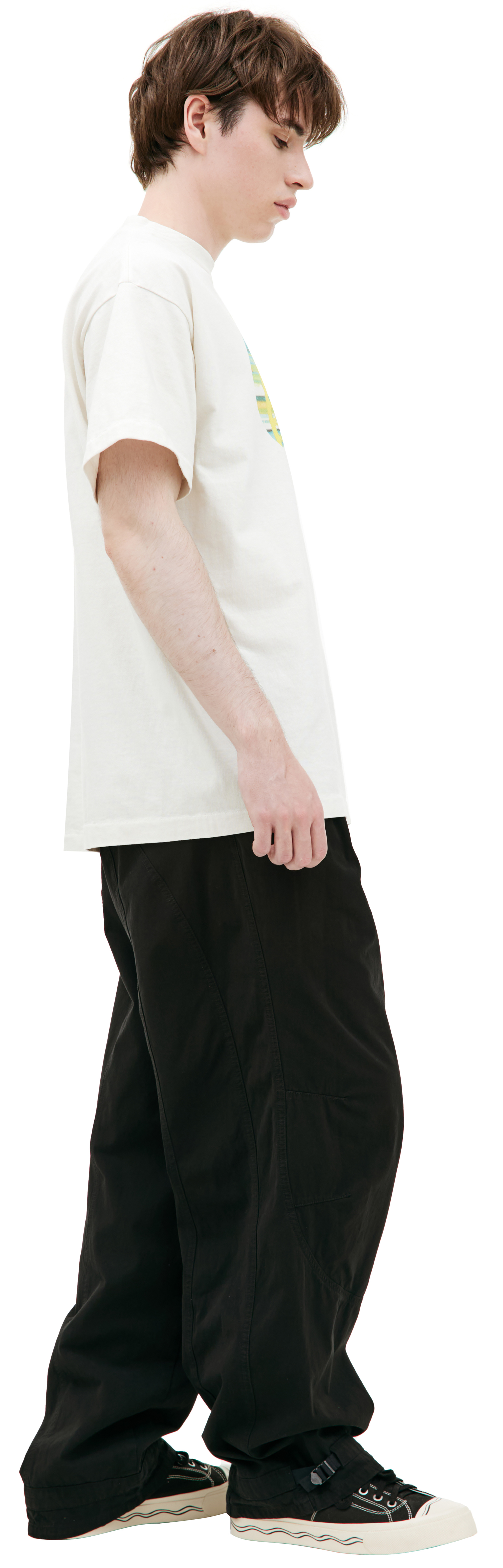 Saint Mxxxxxx Хлопковая футболка с принтом BORN