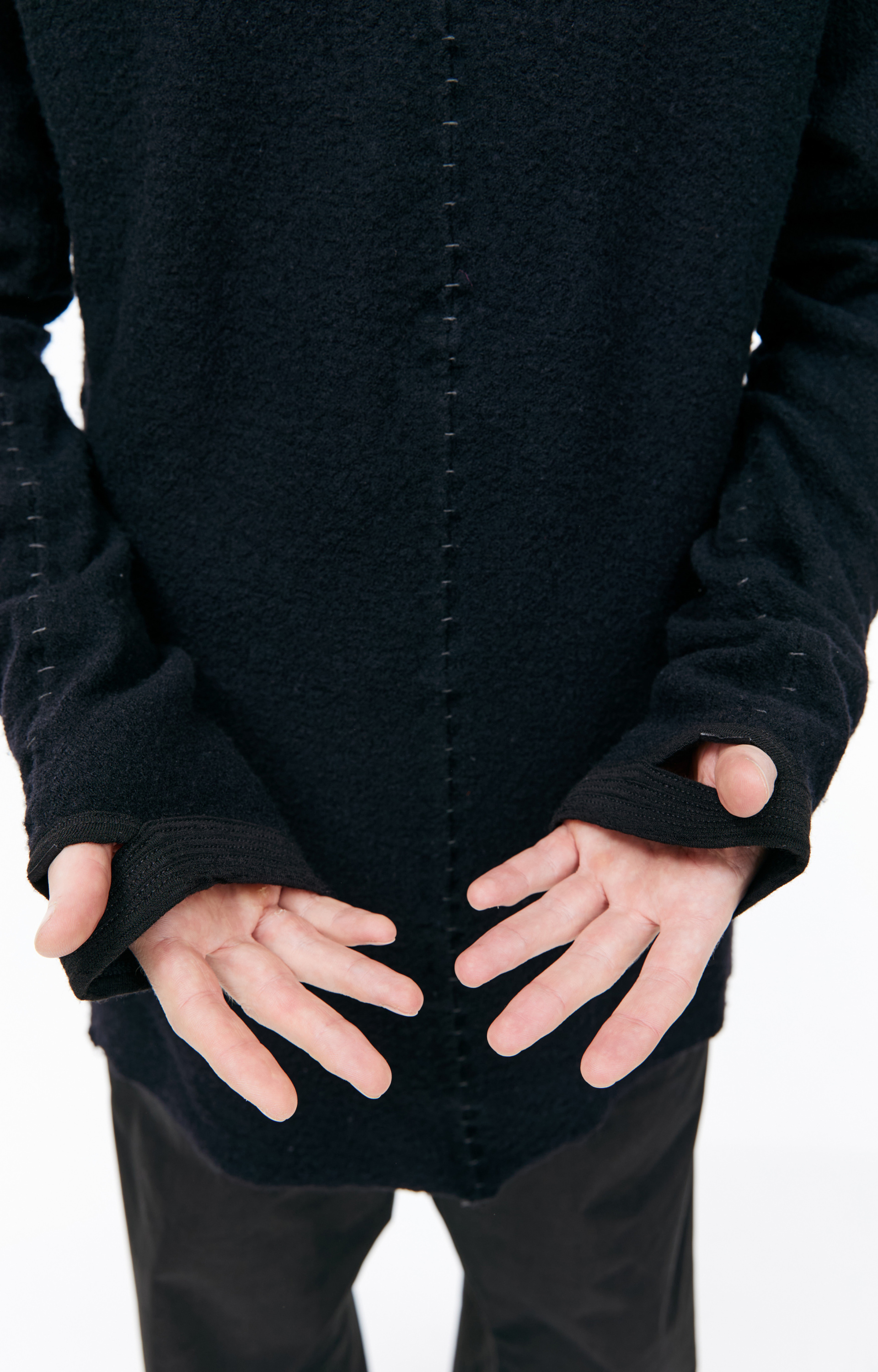 Isaac Sellam Шерстяной пуловер с внешним швом