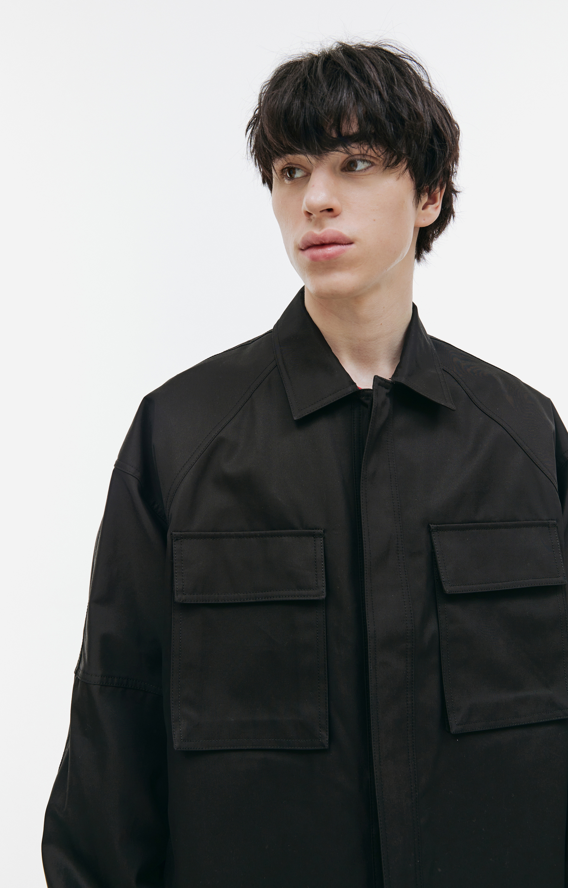 Juun.J Черная куртка с накладными карманами