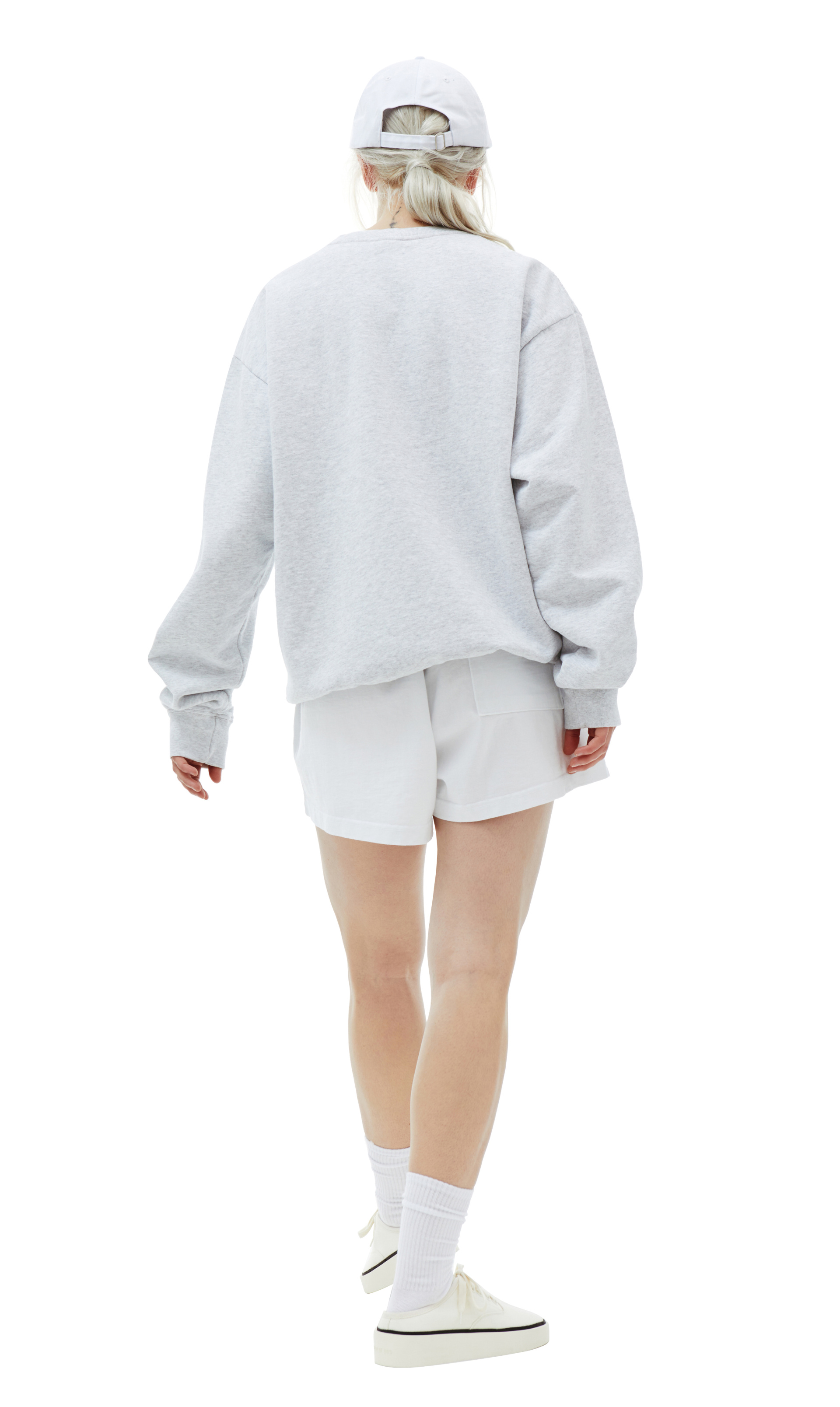 SPORTY & RICH Серый свитшот Country Club