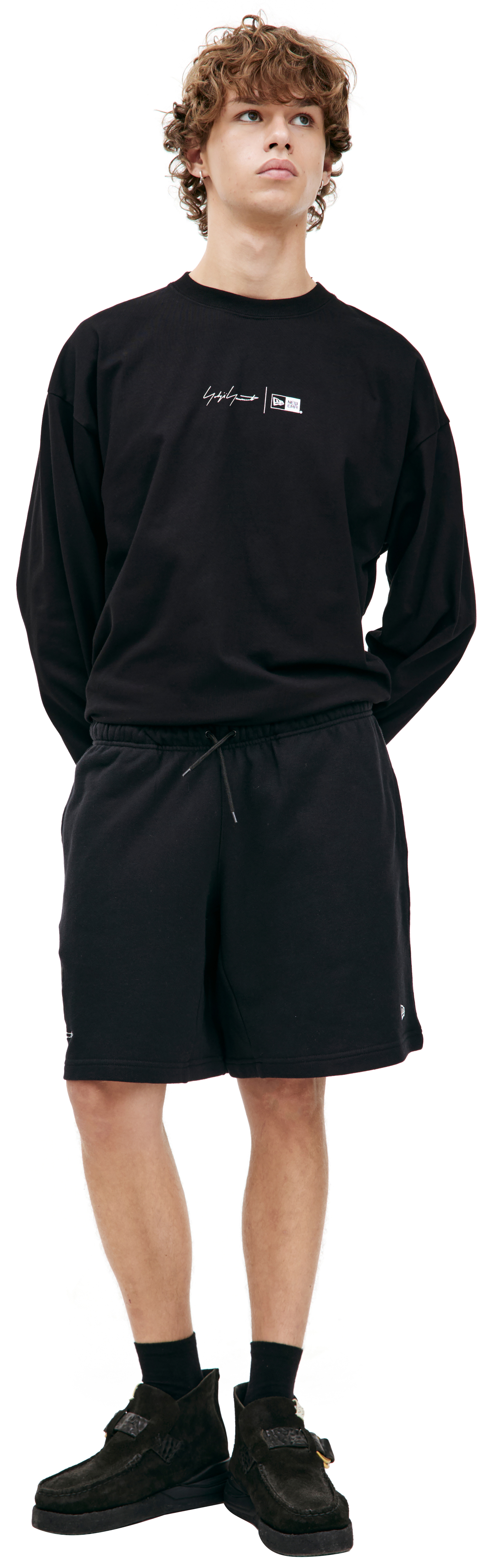 Yohji Yamamoto Шорты с логотипом Yohji Yamamoto x NEW ERA