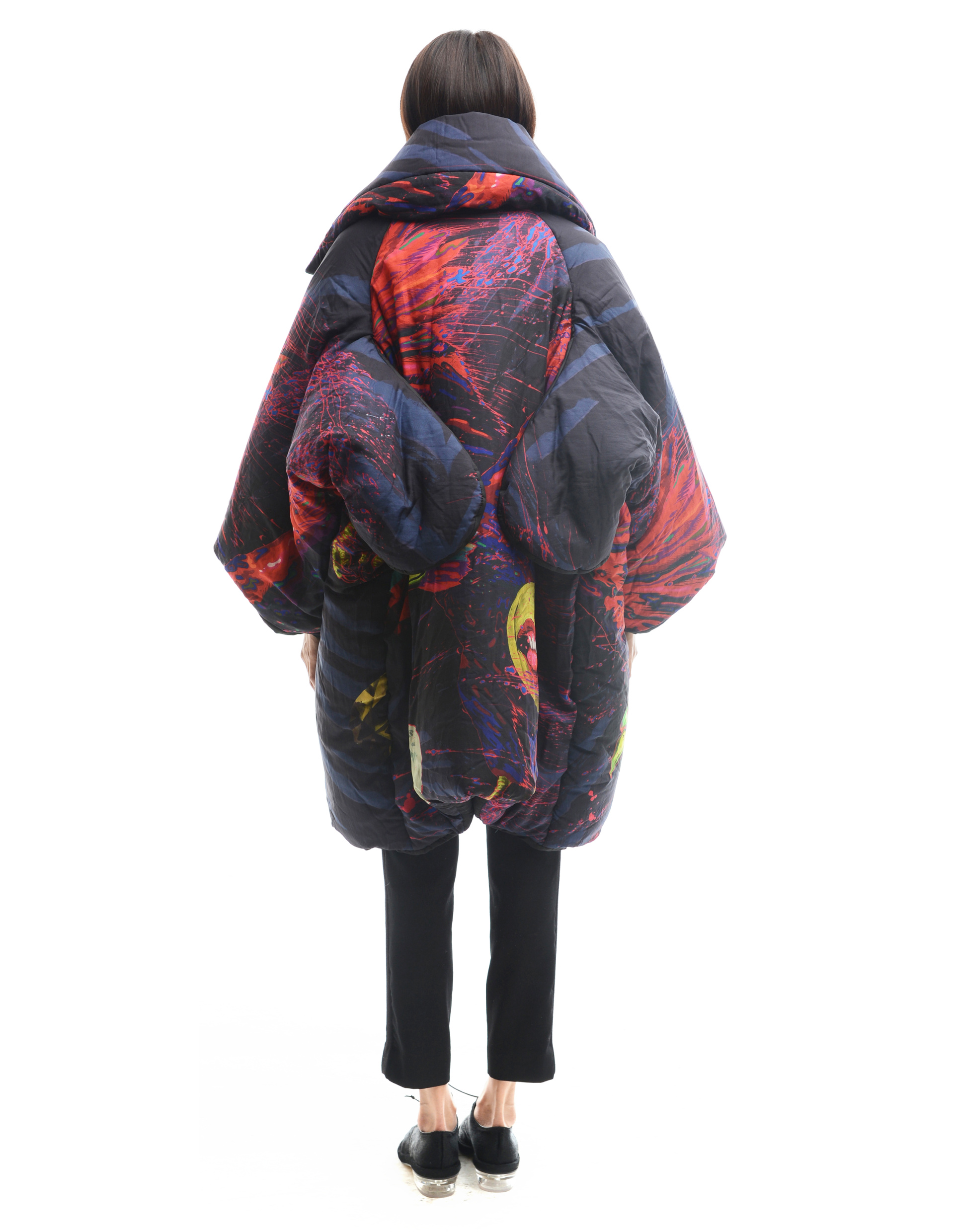 Yohji Yamamoto Шелковый пуховик