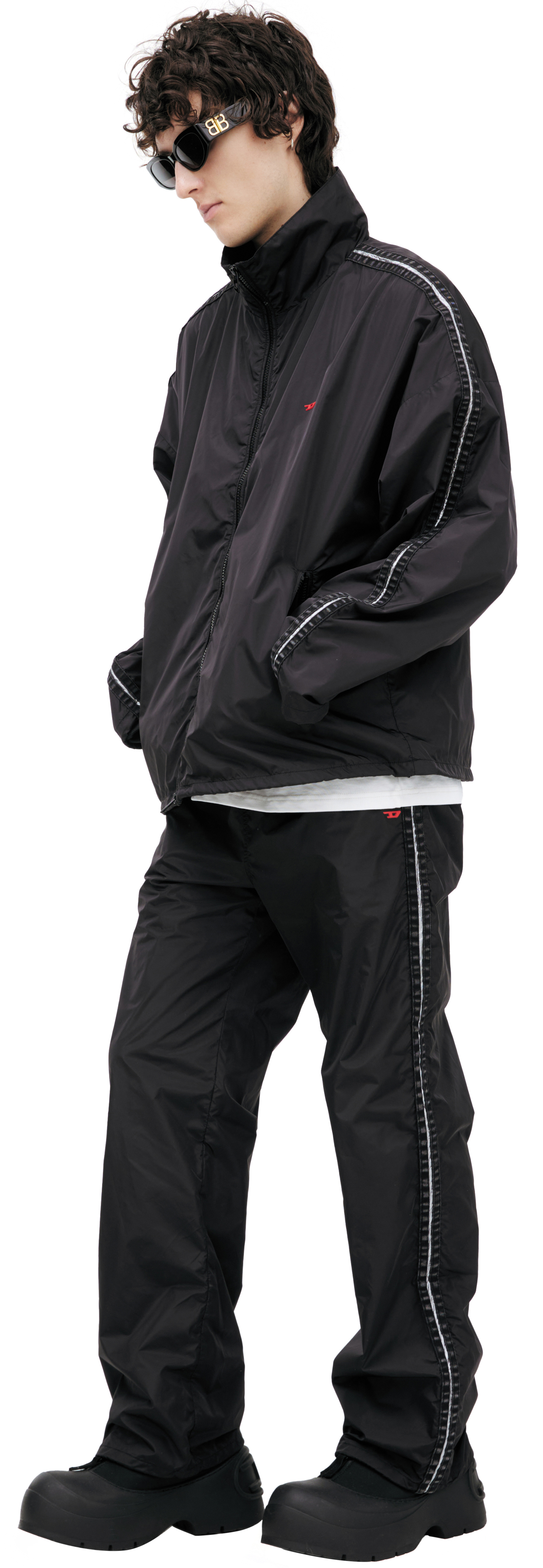 Diesel Черная куртка с логотипом