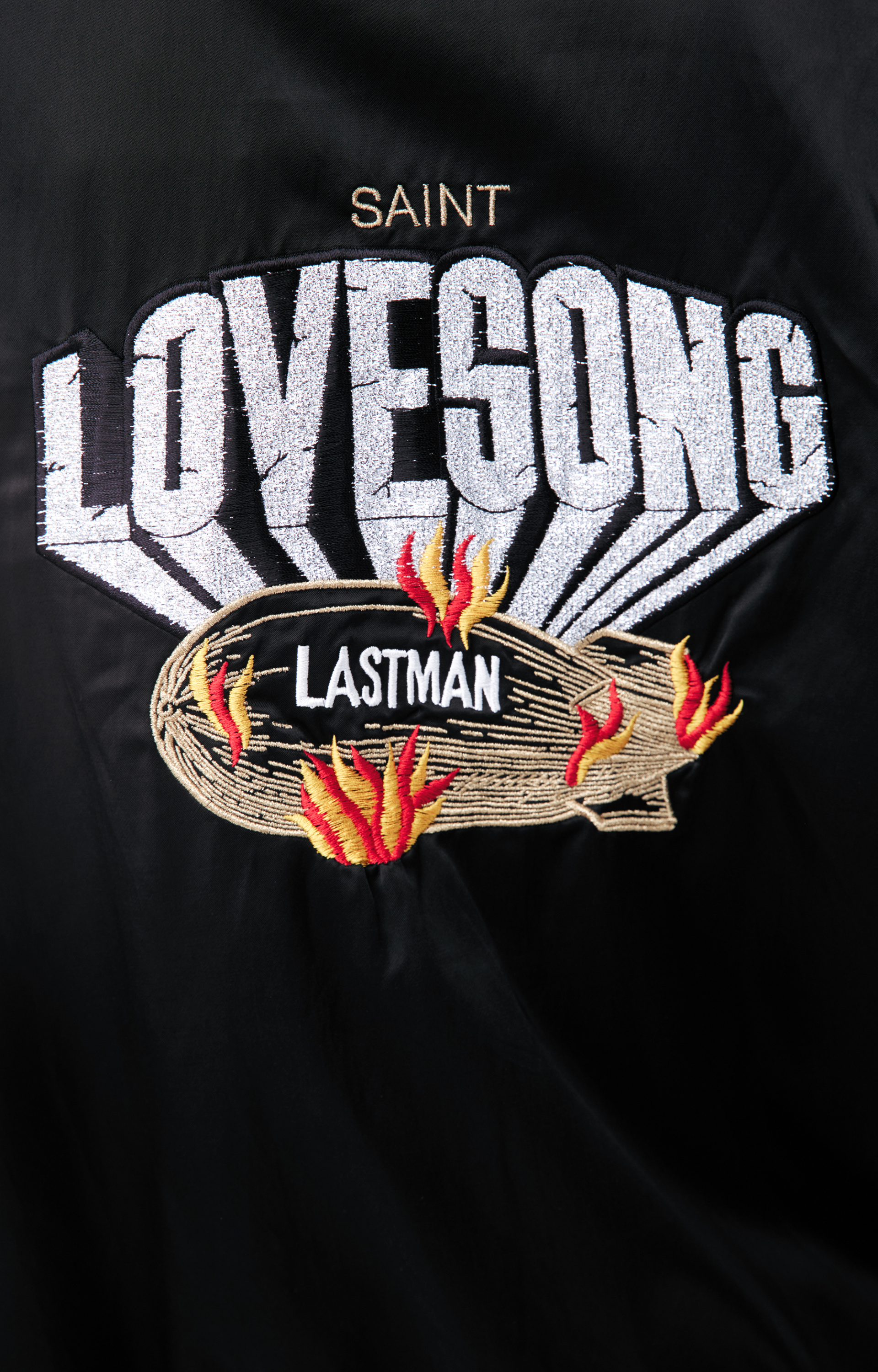 Saint Mxxxxxx Черный бомбер на кнопках