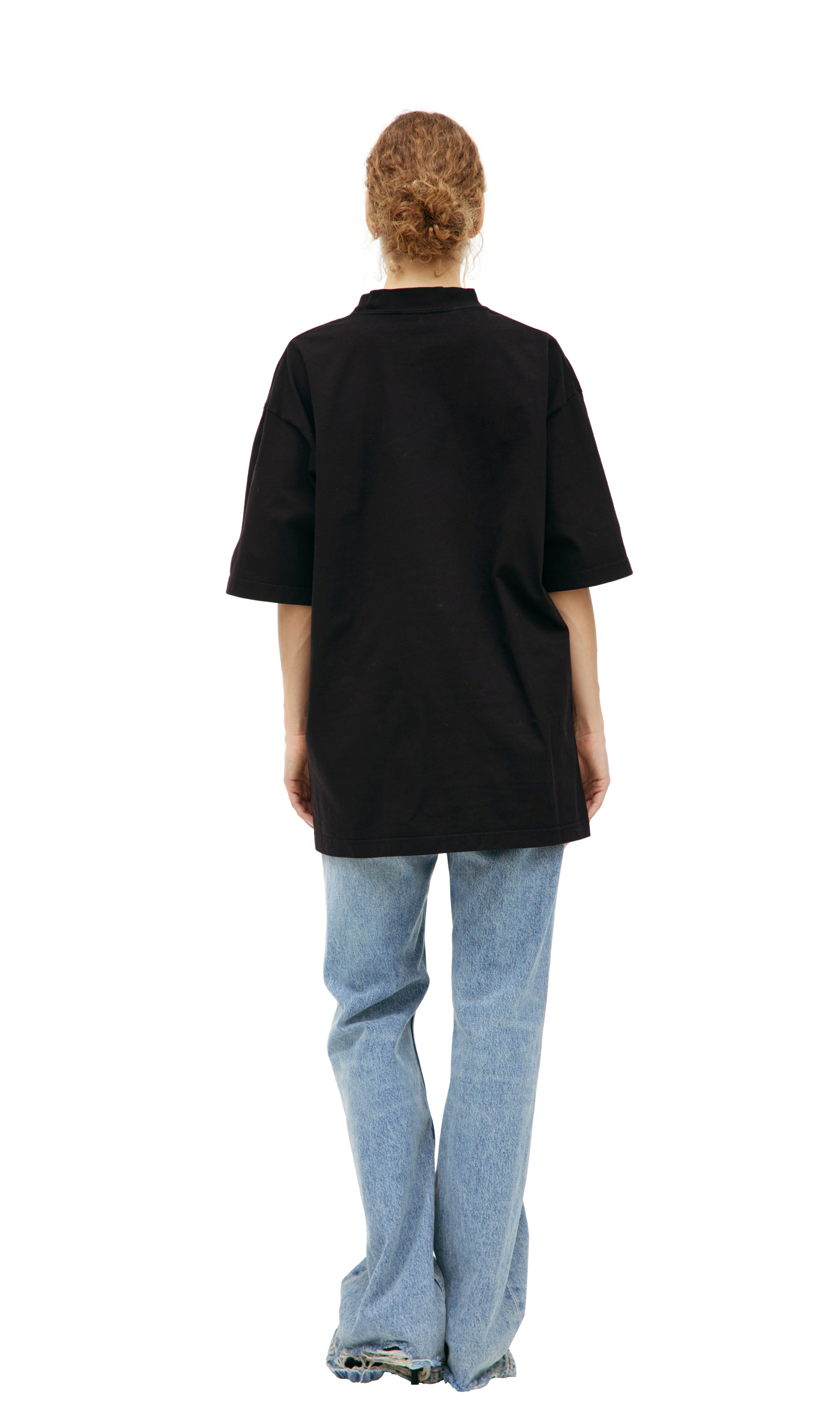 Balenciaga Футболка с вышитым логотипом