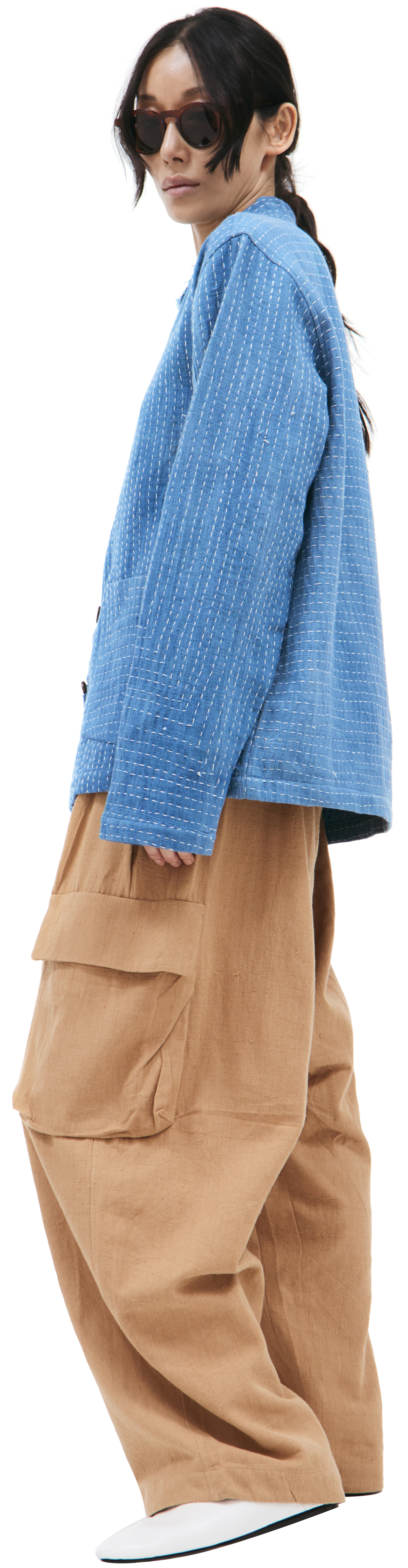 KARTIK Research Куртка в контрастной строчкой