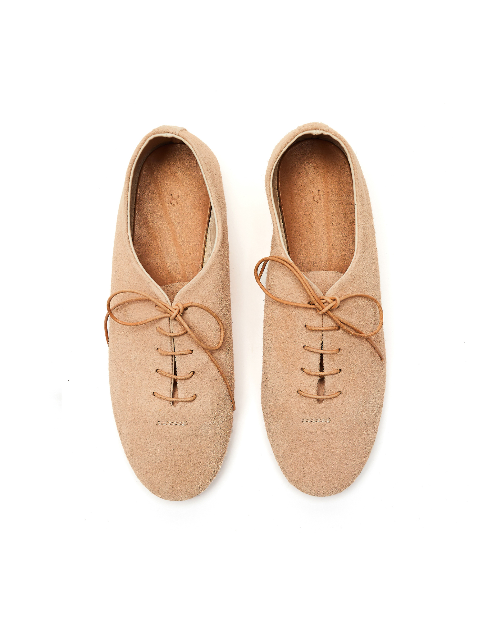 Hender Scheme Бежевые туфли MIP-13 из замши