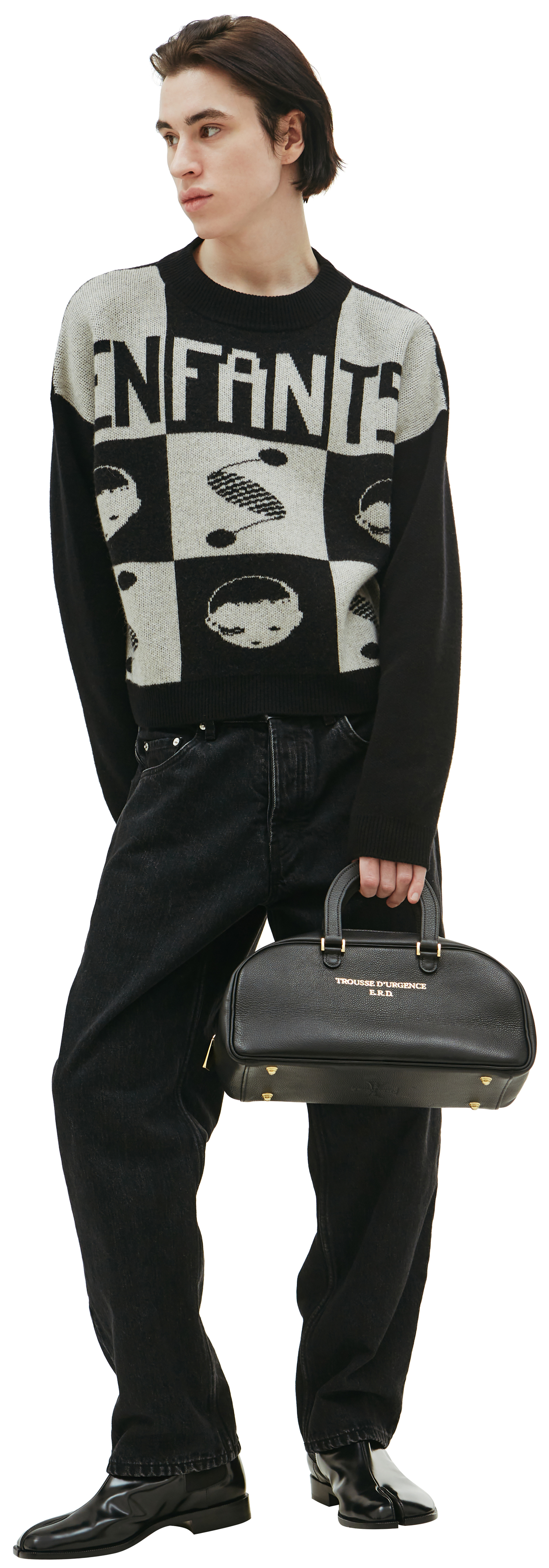 Enfants Riches Déprimés Укороченный свитер Enfans из шерсти