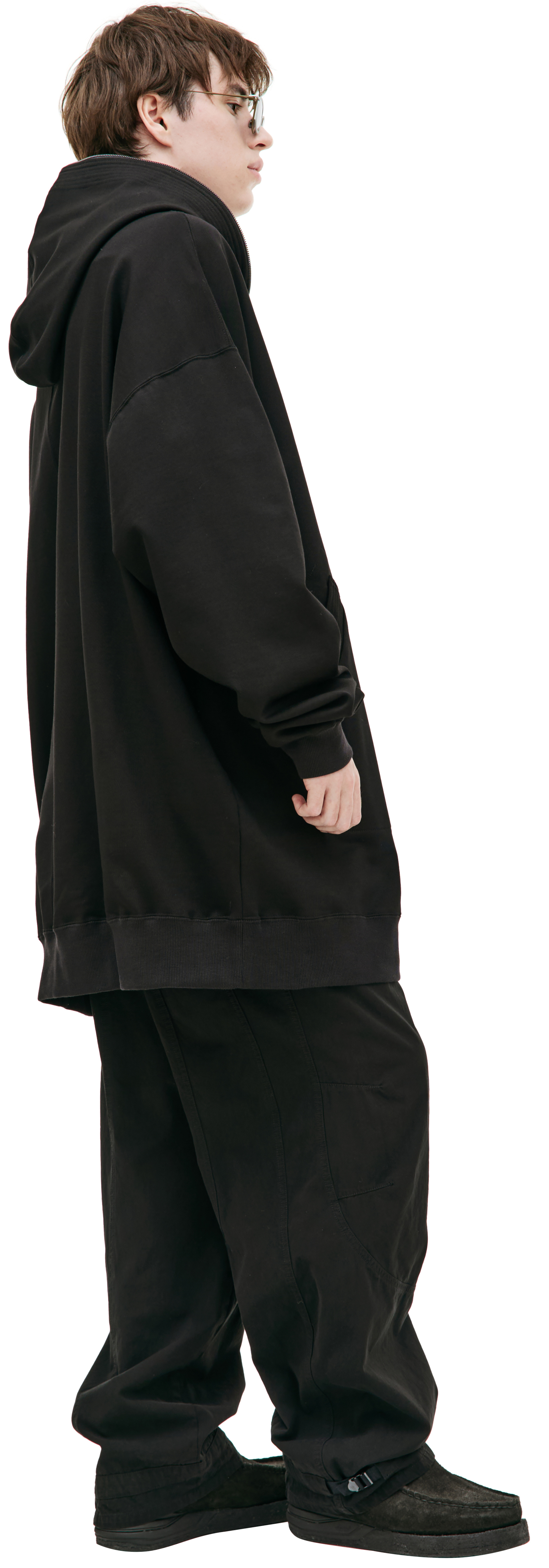 The Viridi-Anne Оверсайз худи на молнии