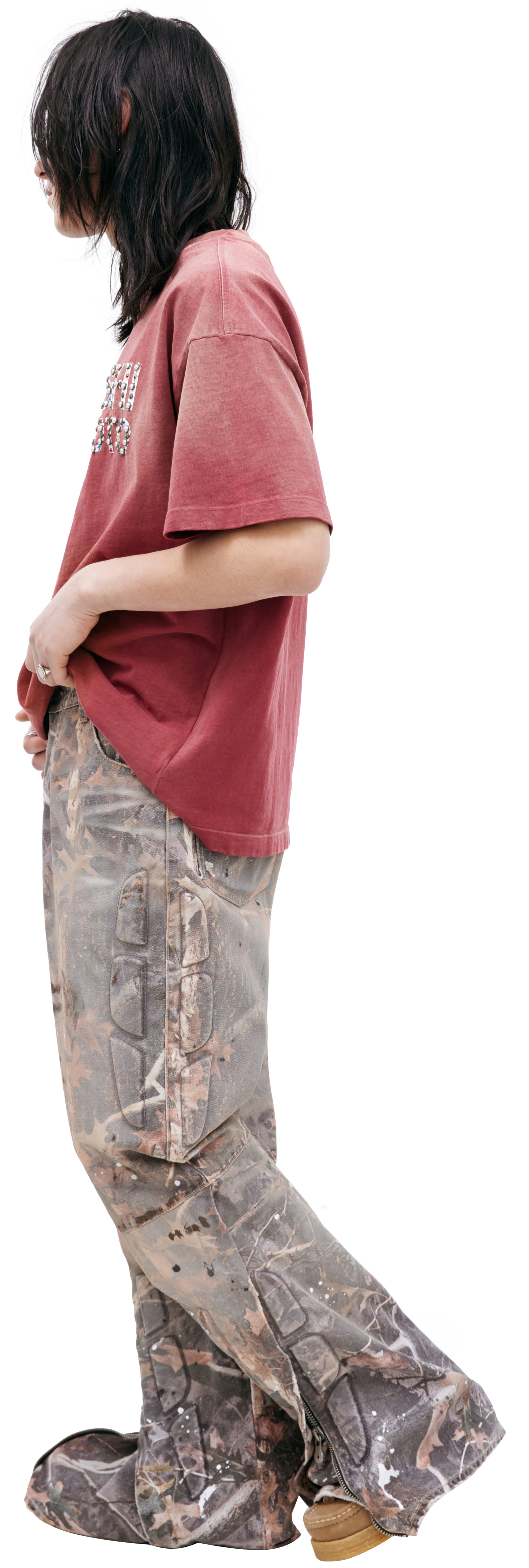 Satoshi Nakamoto Брюки с выстиранным эффектом