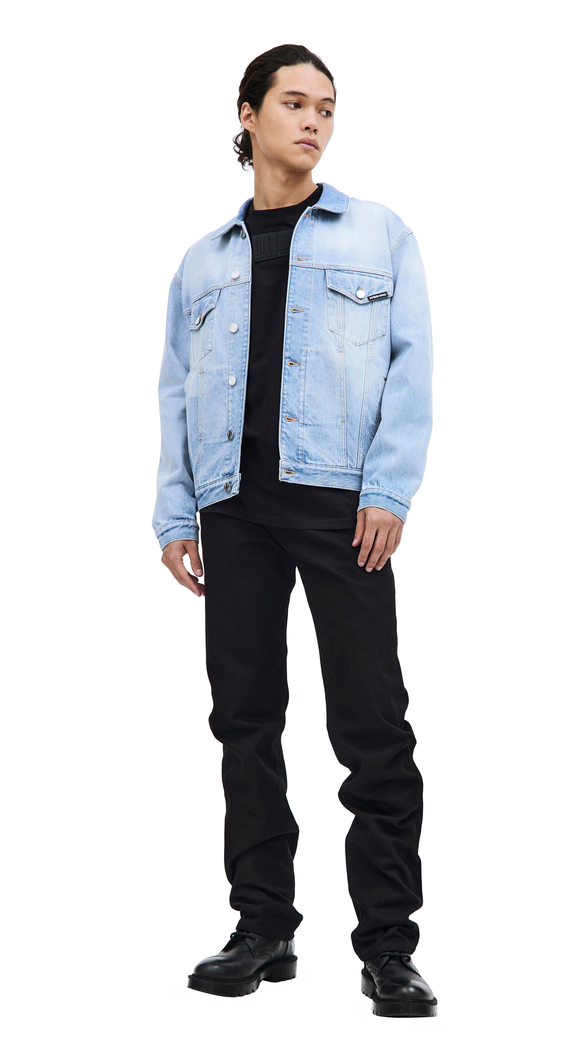 VTMNTS Джинсовая куртка с вышитым логотипом