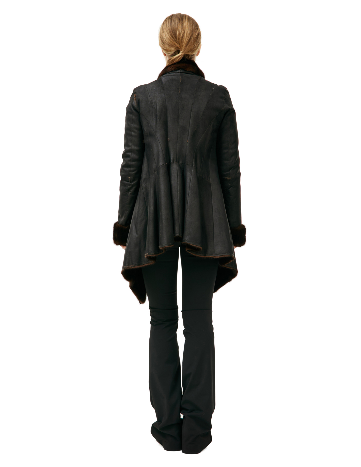 HUN Rick Owens Двусторонняя норковая шуба
