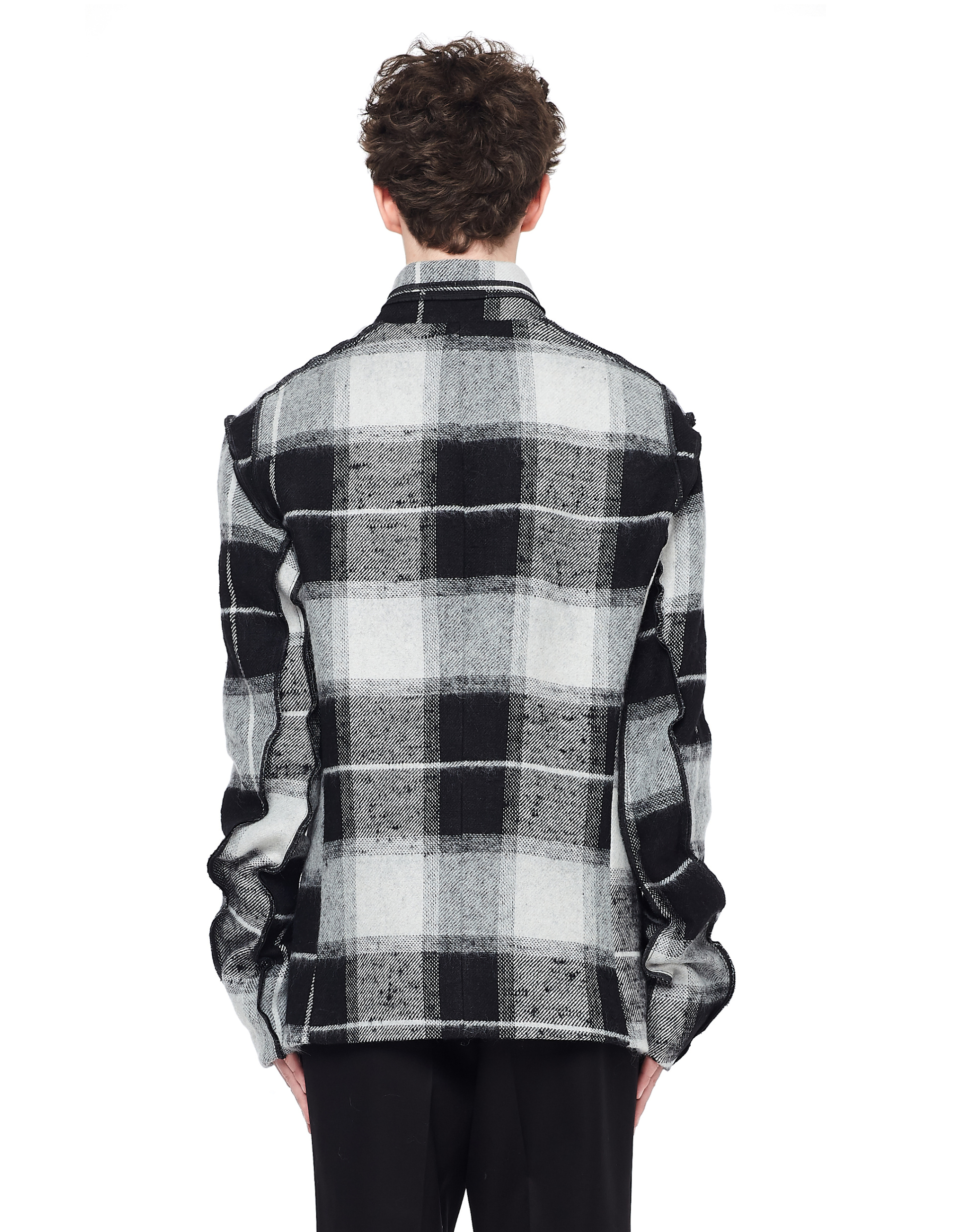 Lost&Found Пиджак из шерсти в клетку