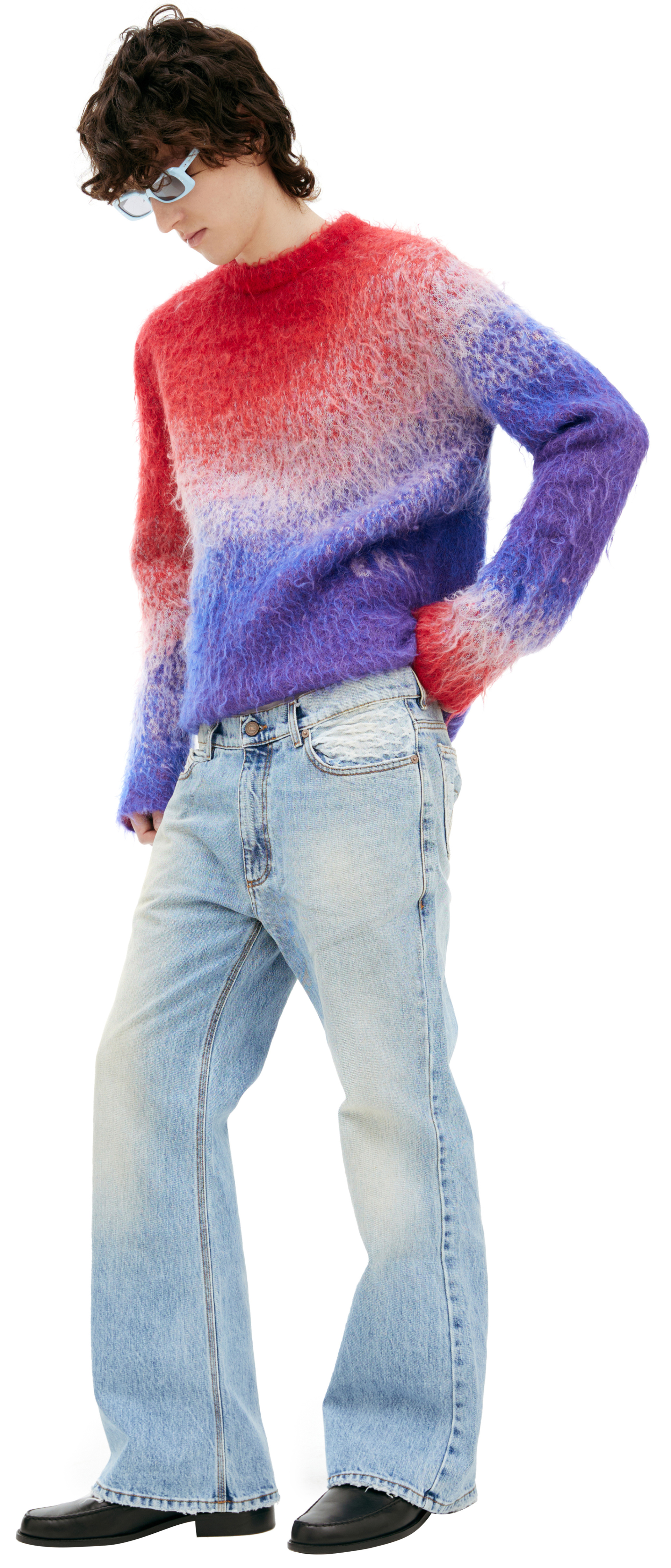 ERL Джинсы клеш со швами