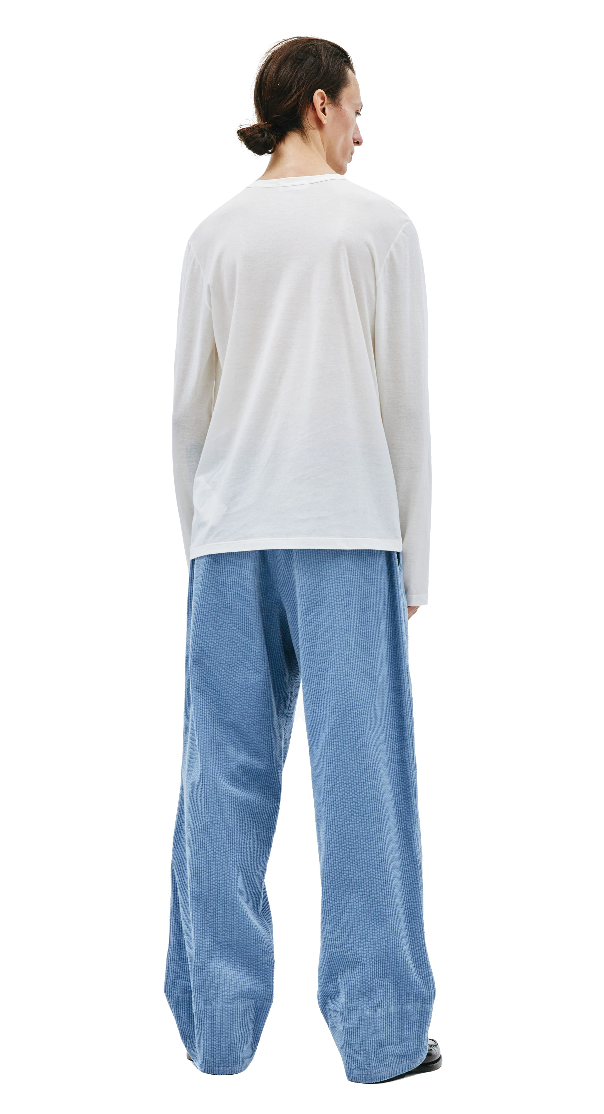 Jil Sander Белый базовый лонгслив