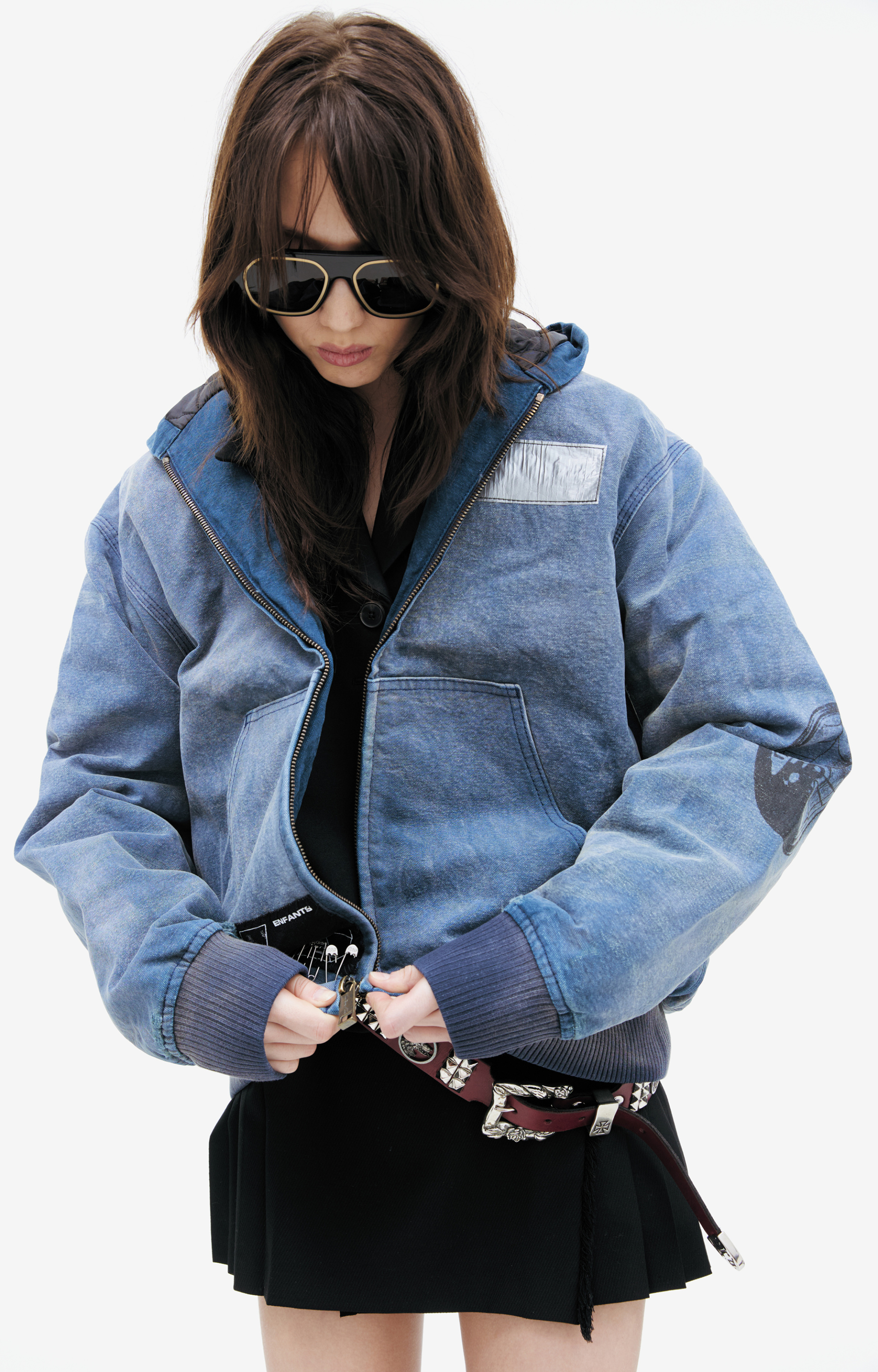 Enfants Riches Déprimés Джинсовая куртка с патчами