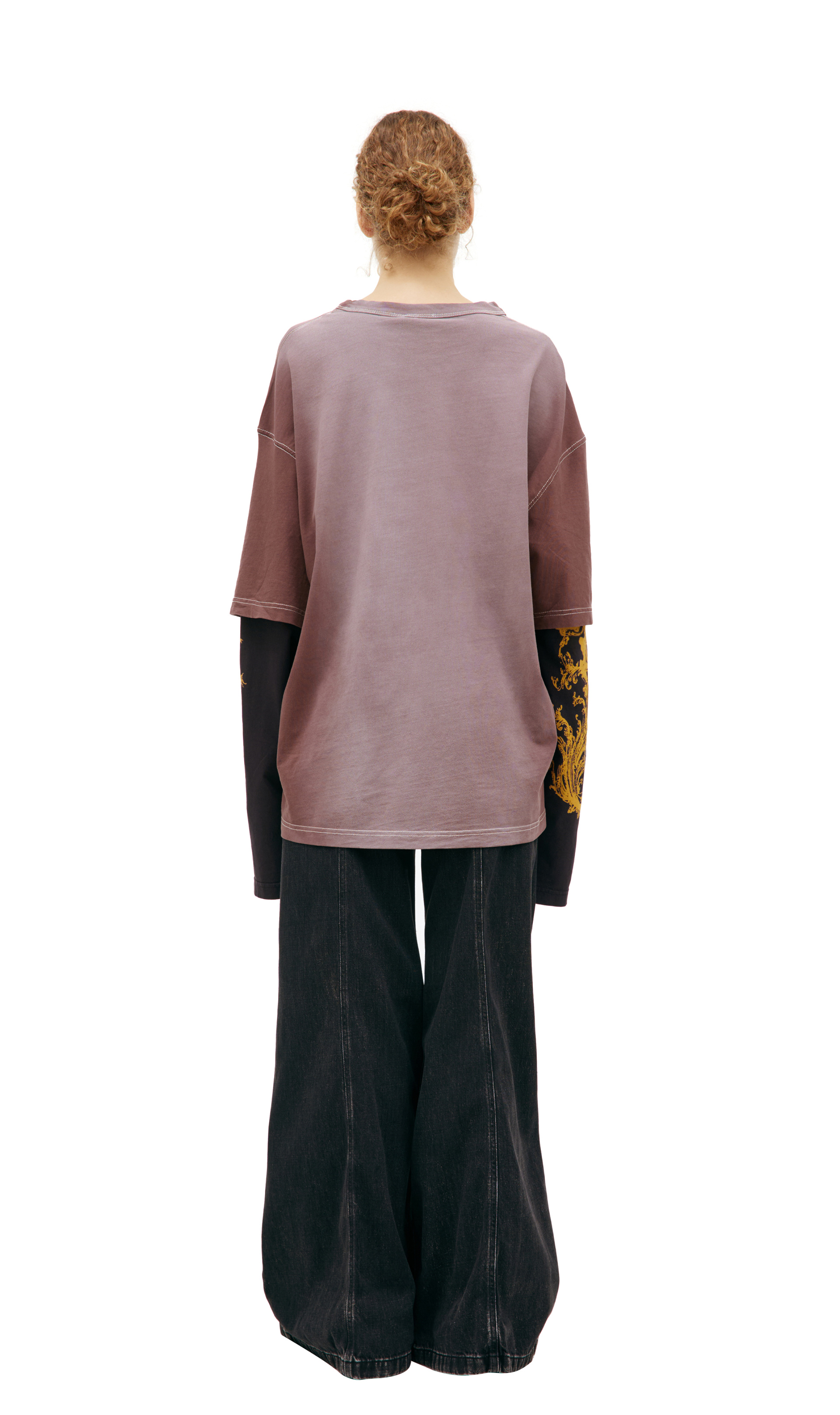 Diesel Двуслойный лонгслив с логотипом