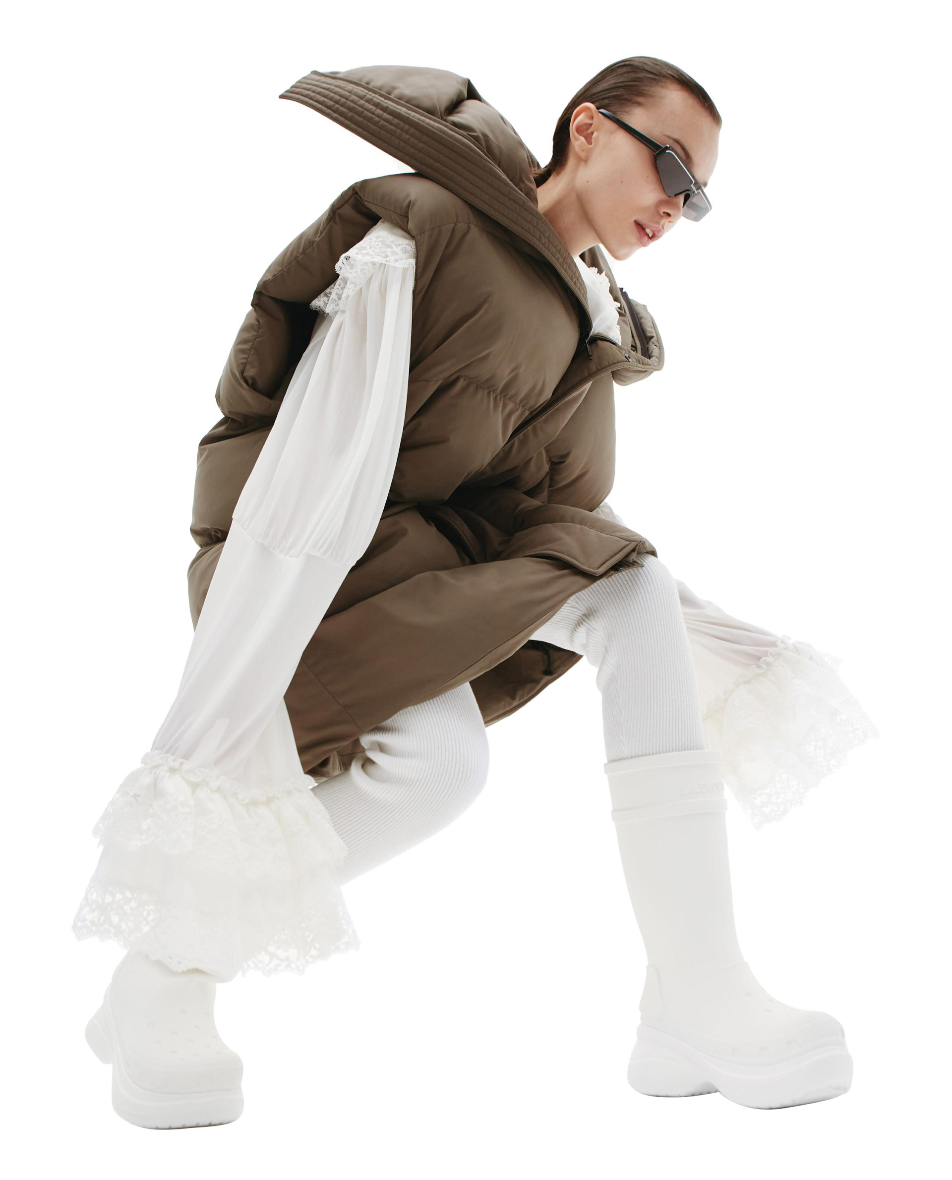 Balenciaga Оверсайз жилет с высоким воротником