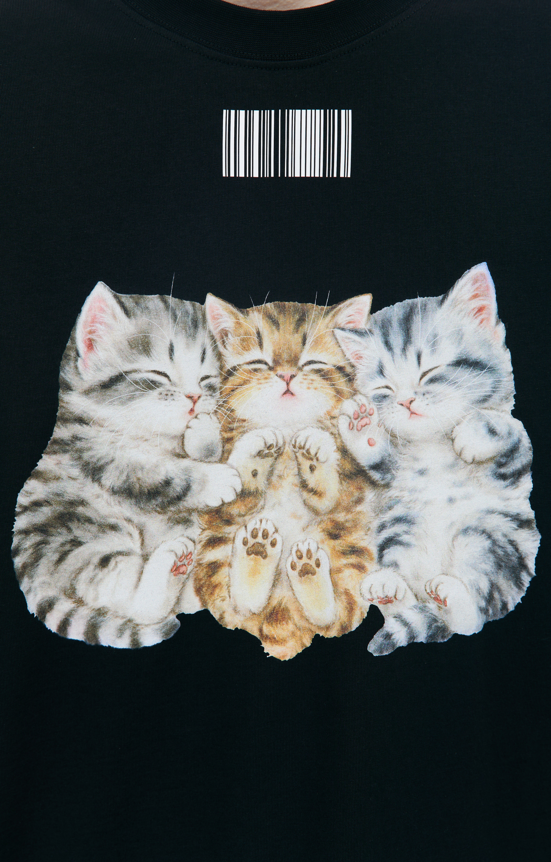 VTMNTS Футболка с принтом Cute Cat