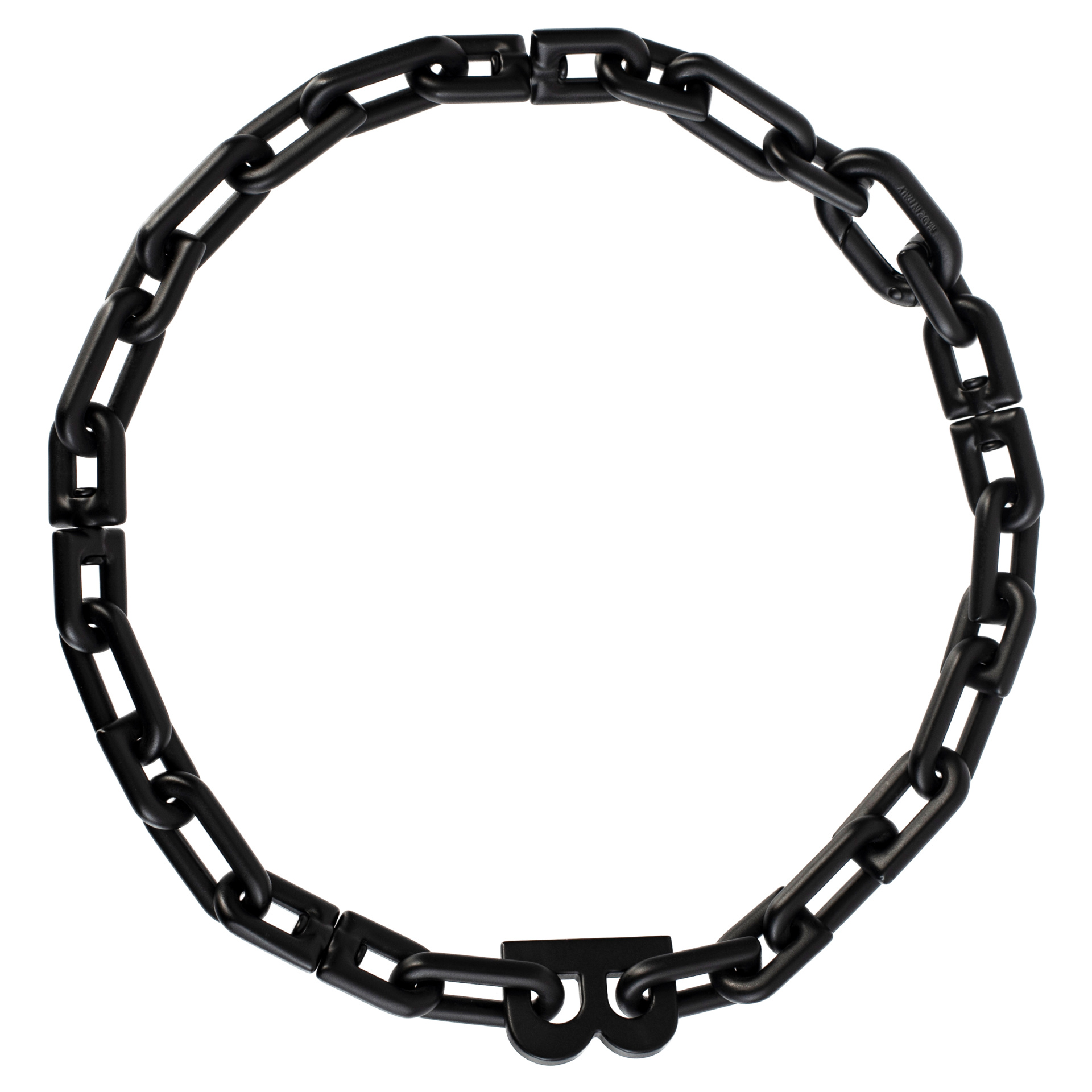 Balenciaga Черная матовая цепь B