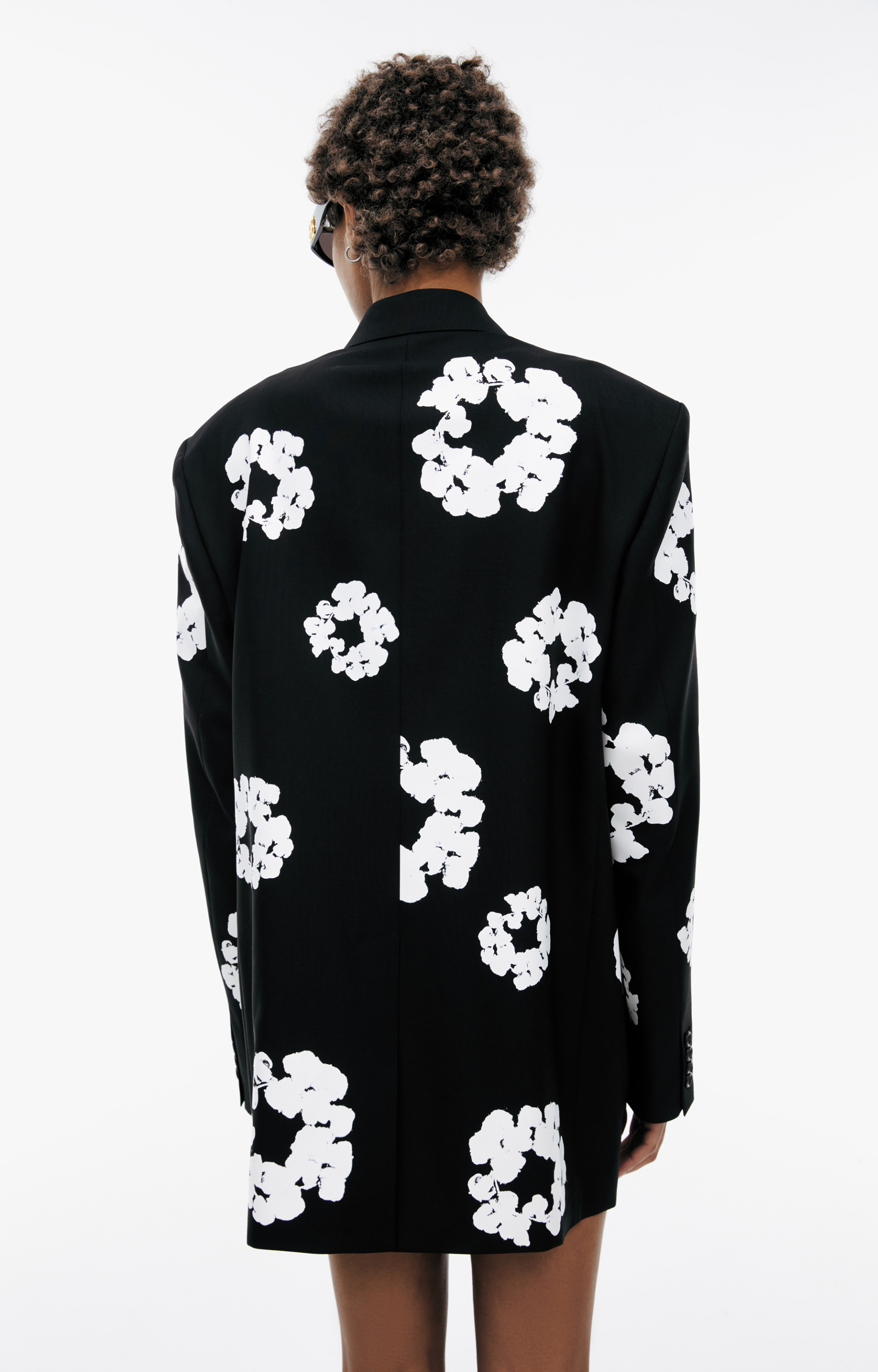 Saint Mxxxxxx Двубортный жакет с монопринтом