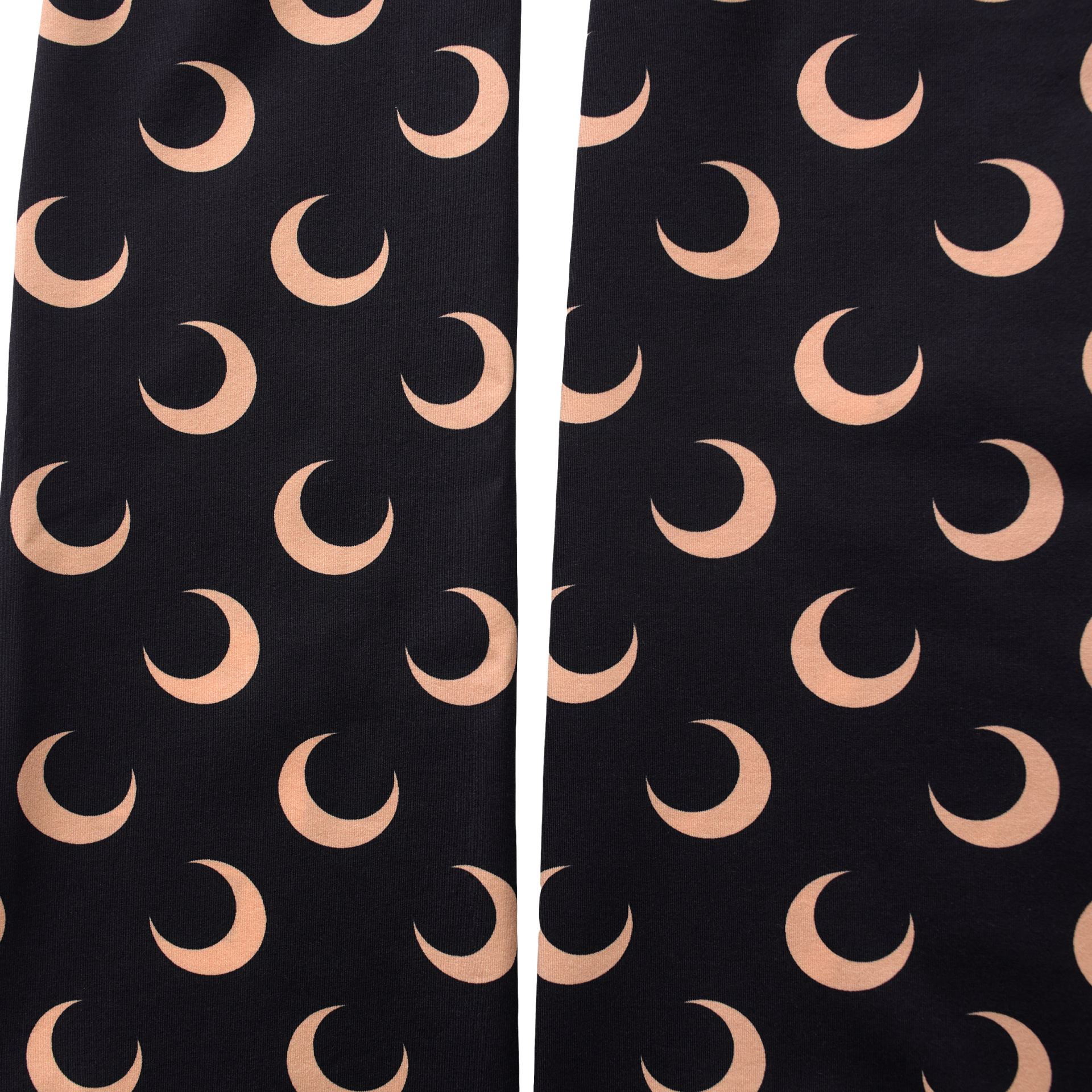 MARINE SERRE Эластичные перчатки с принтом