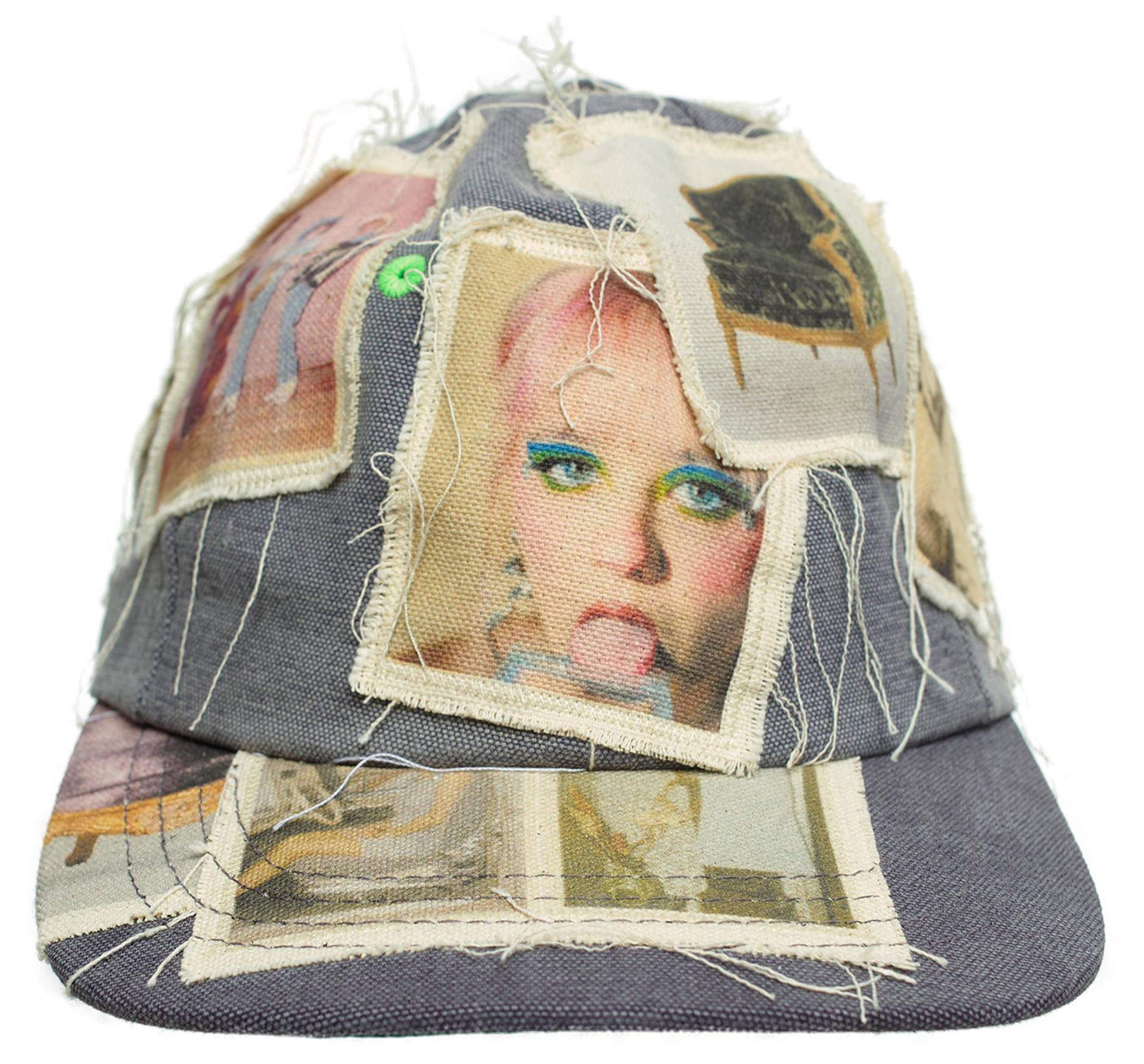 BETTER WITH AGE Серая кепка с патчами