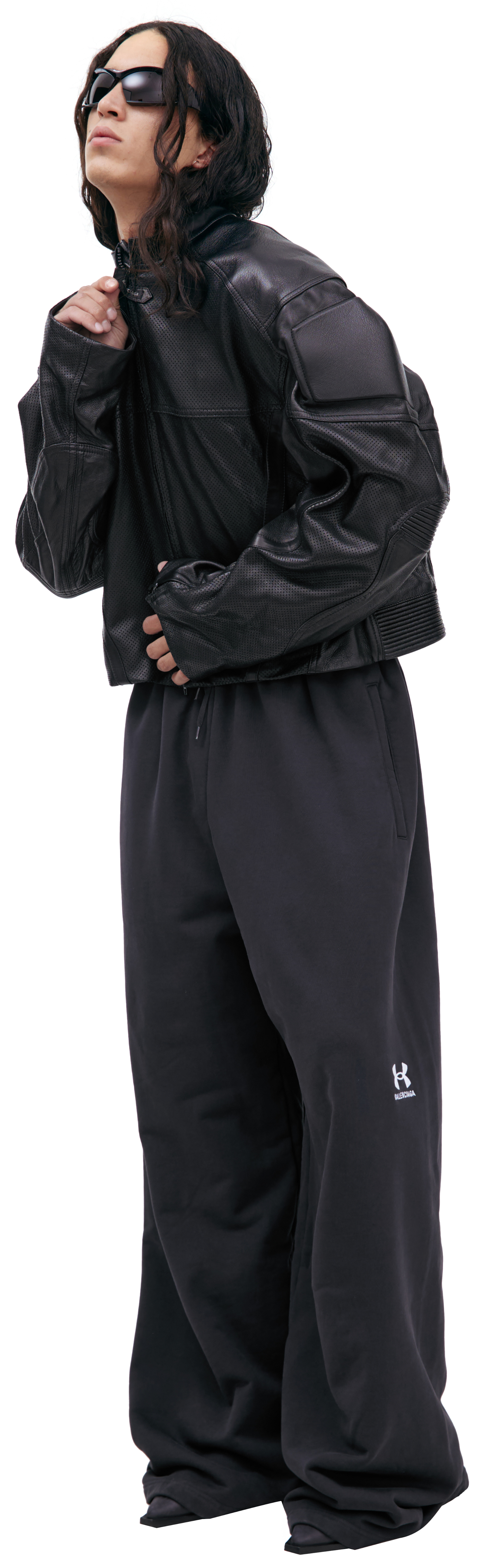 Balenciaga Черная куртка из кожи