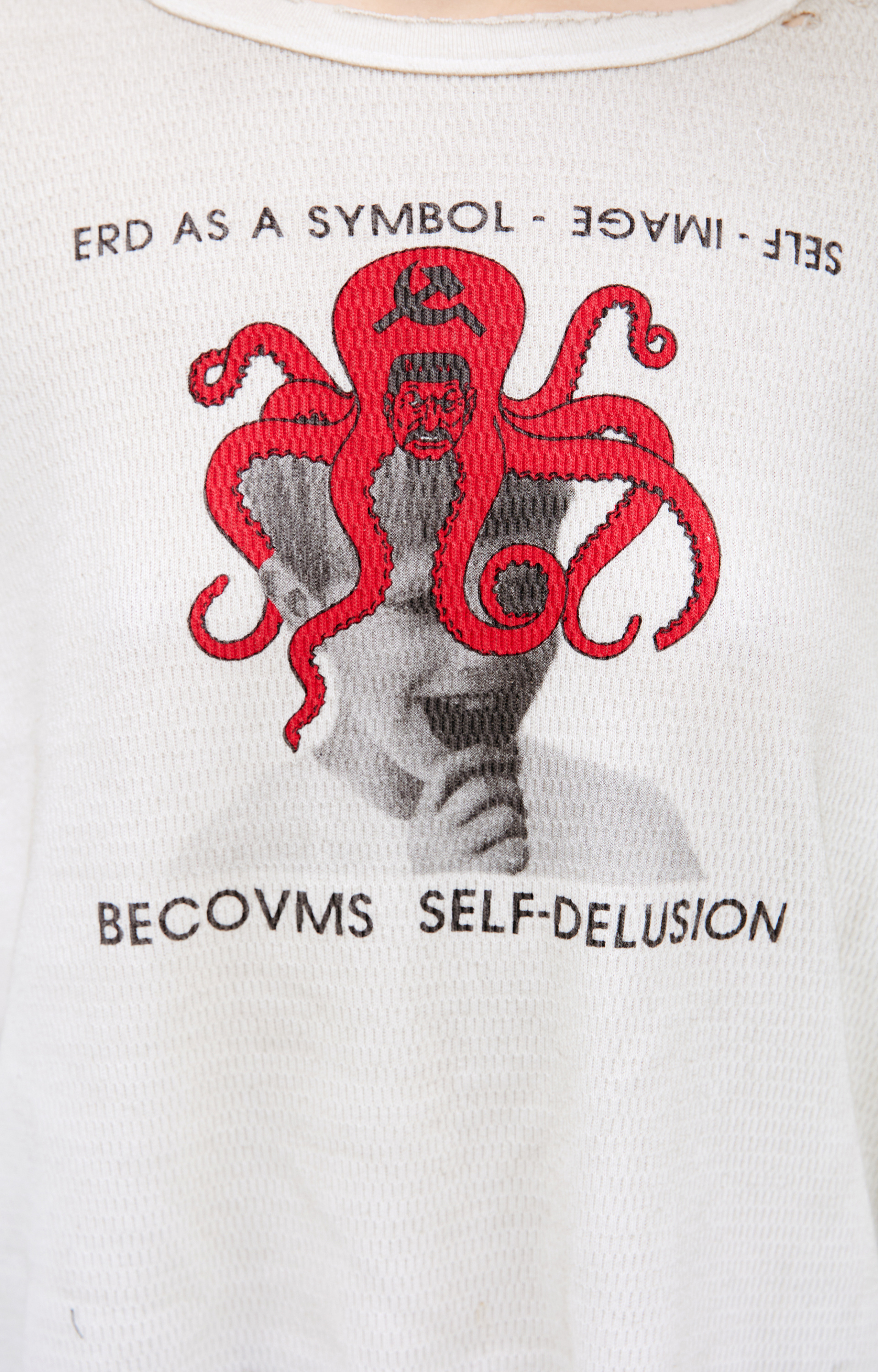 Enfants Riches Déprimés Белый лонгслив с принтом