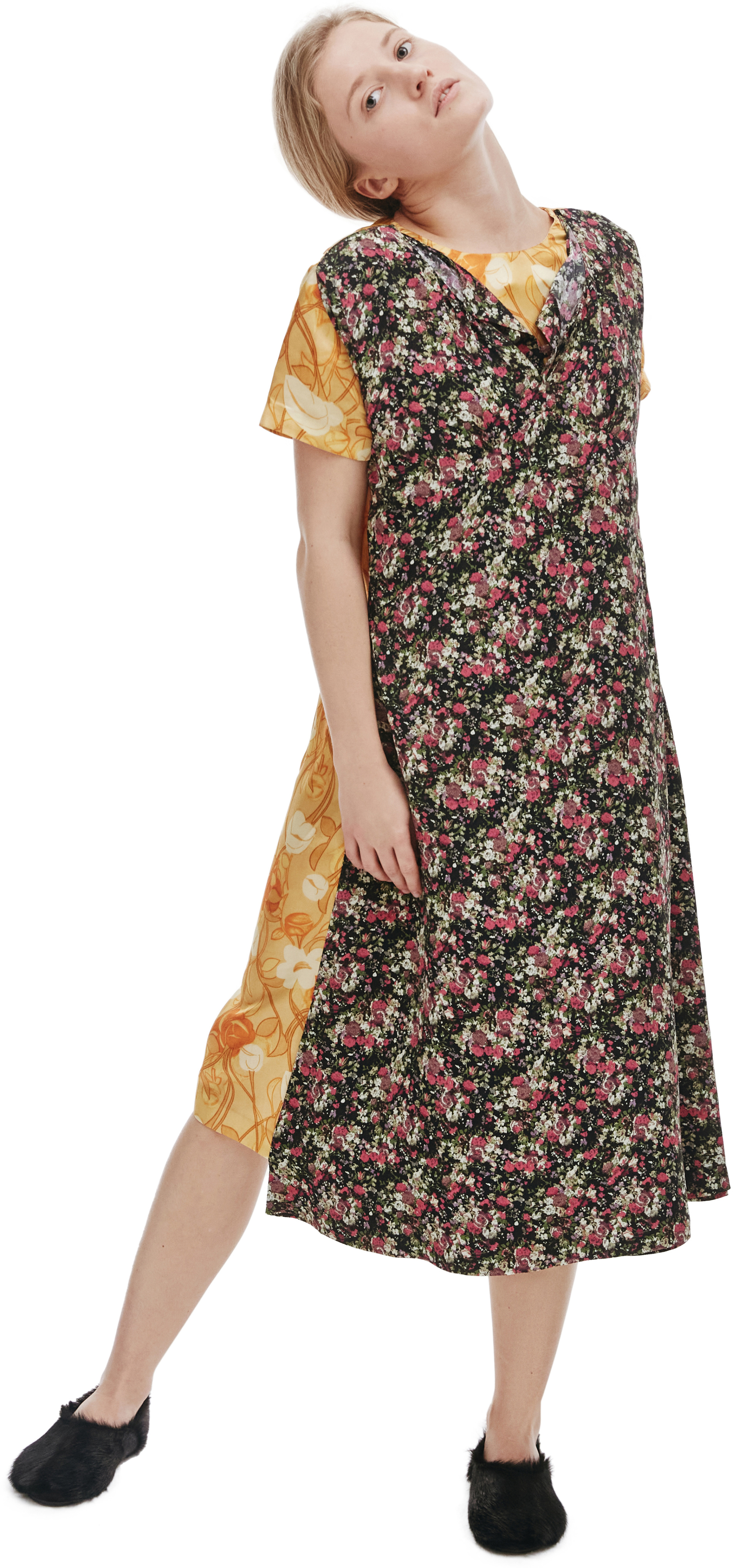 VETEMENTS Комбинированное платье Archive