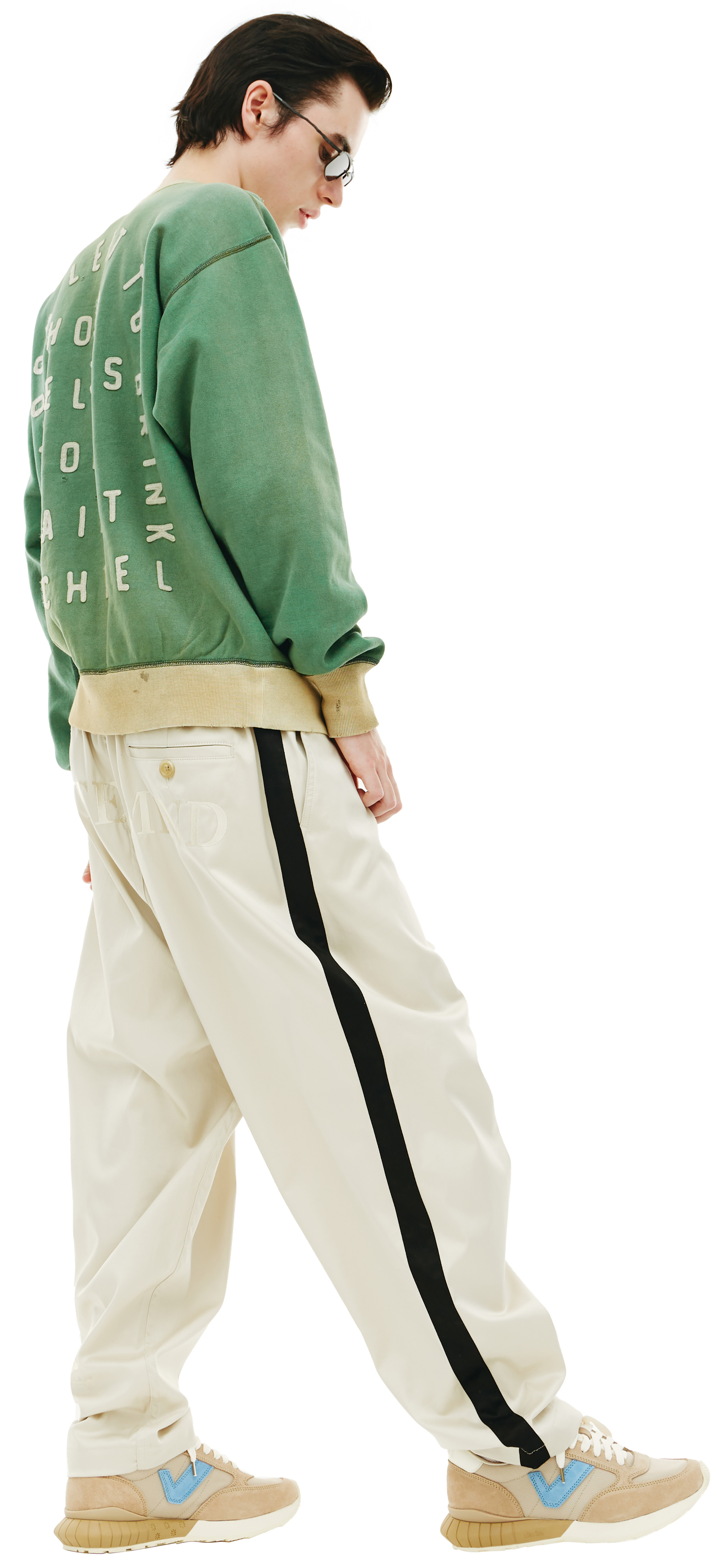 Saint Michael Хлопковый свитшот с нашивками